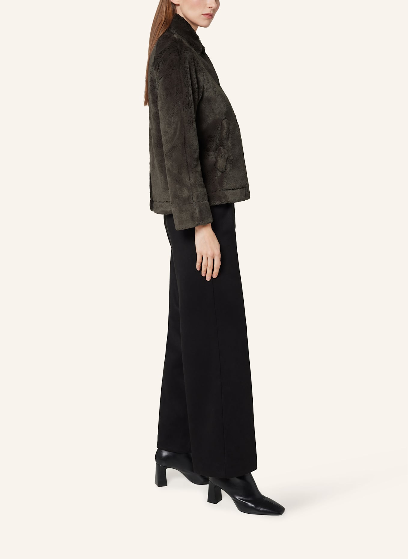 Bellasor Kunstfell-Jacke JELA: BRAUN