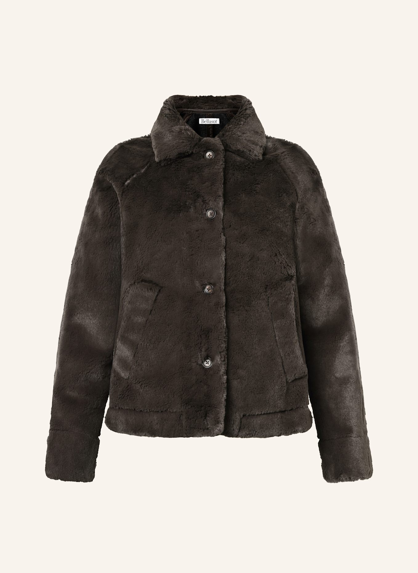 Bellasor Kunstfell-Jacke JELA: BRAUN
