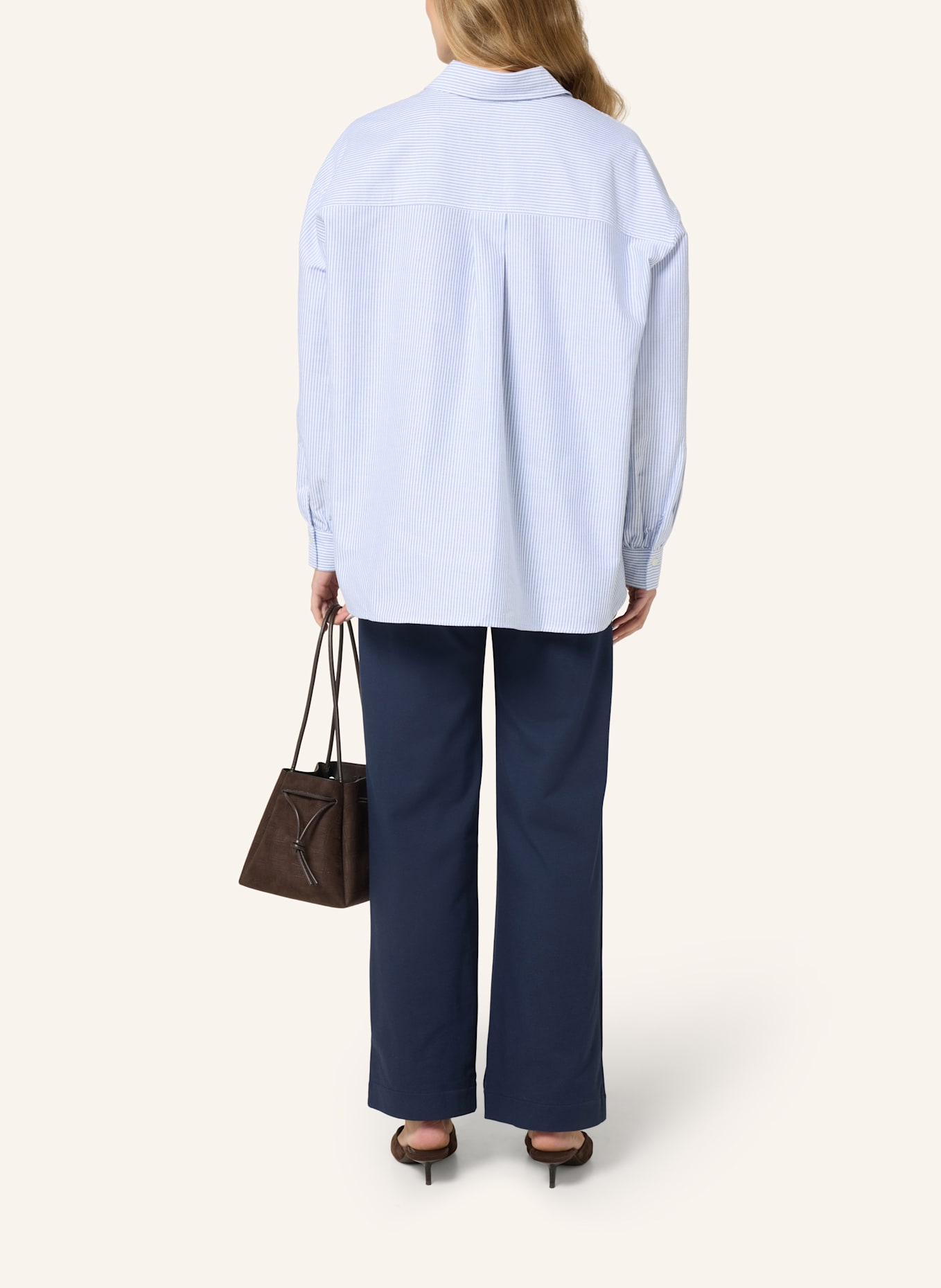 Bellasor Bluse MILEY: DUNKELBLAU/ WEISS