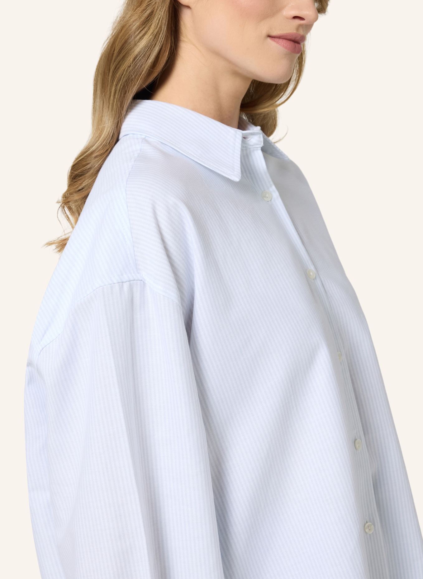 Bellasor Bluse MILEY: HELLGRAU/ WEISS