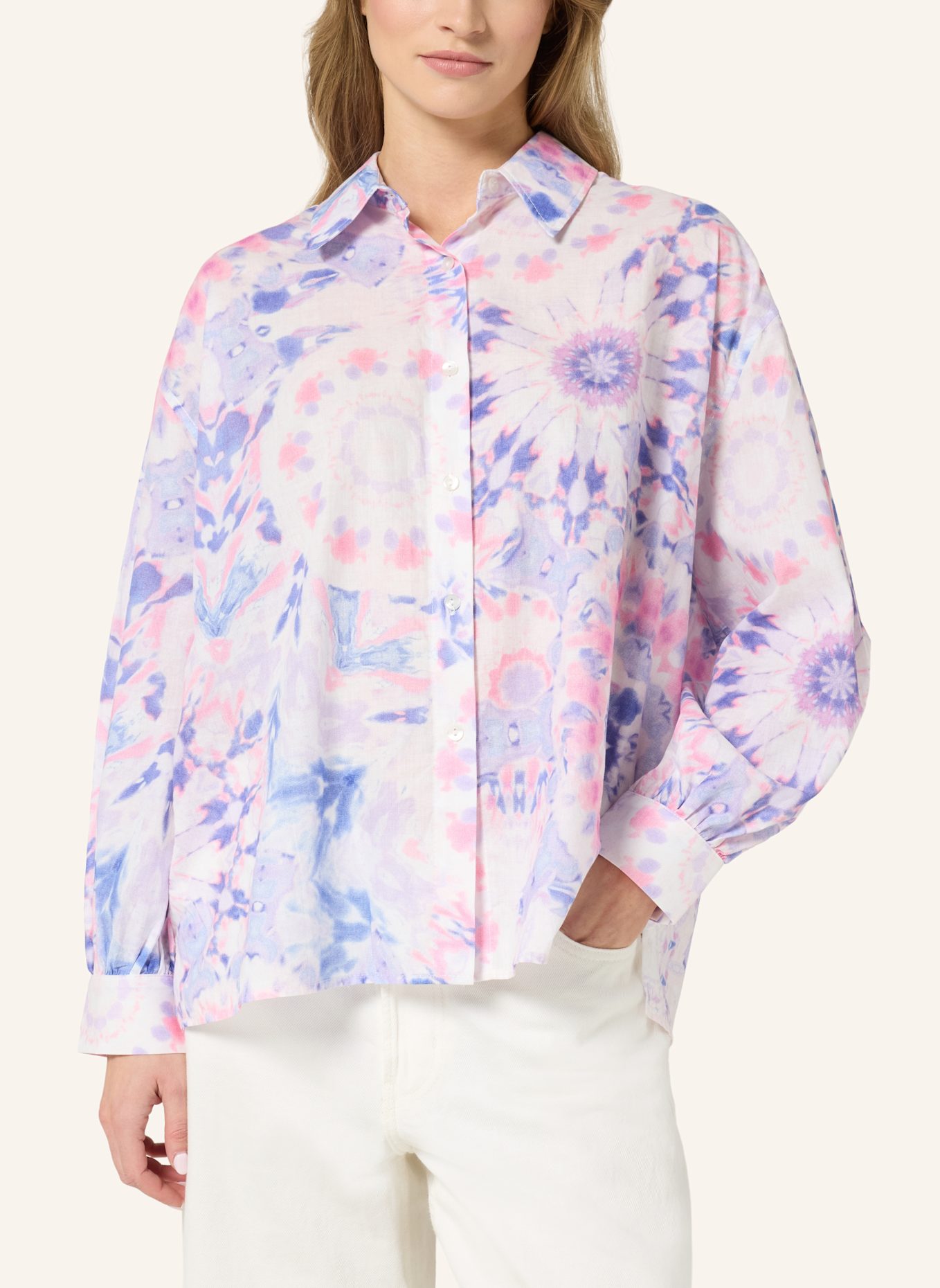 Bellasor Bluse FLORINA: WEISS/ ROSA/ HELLBLAU/ LILA