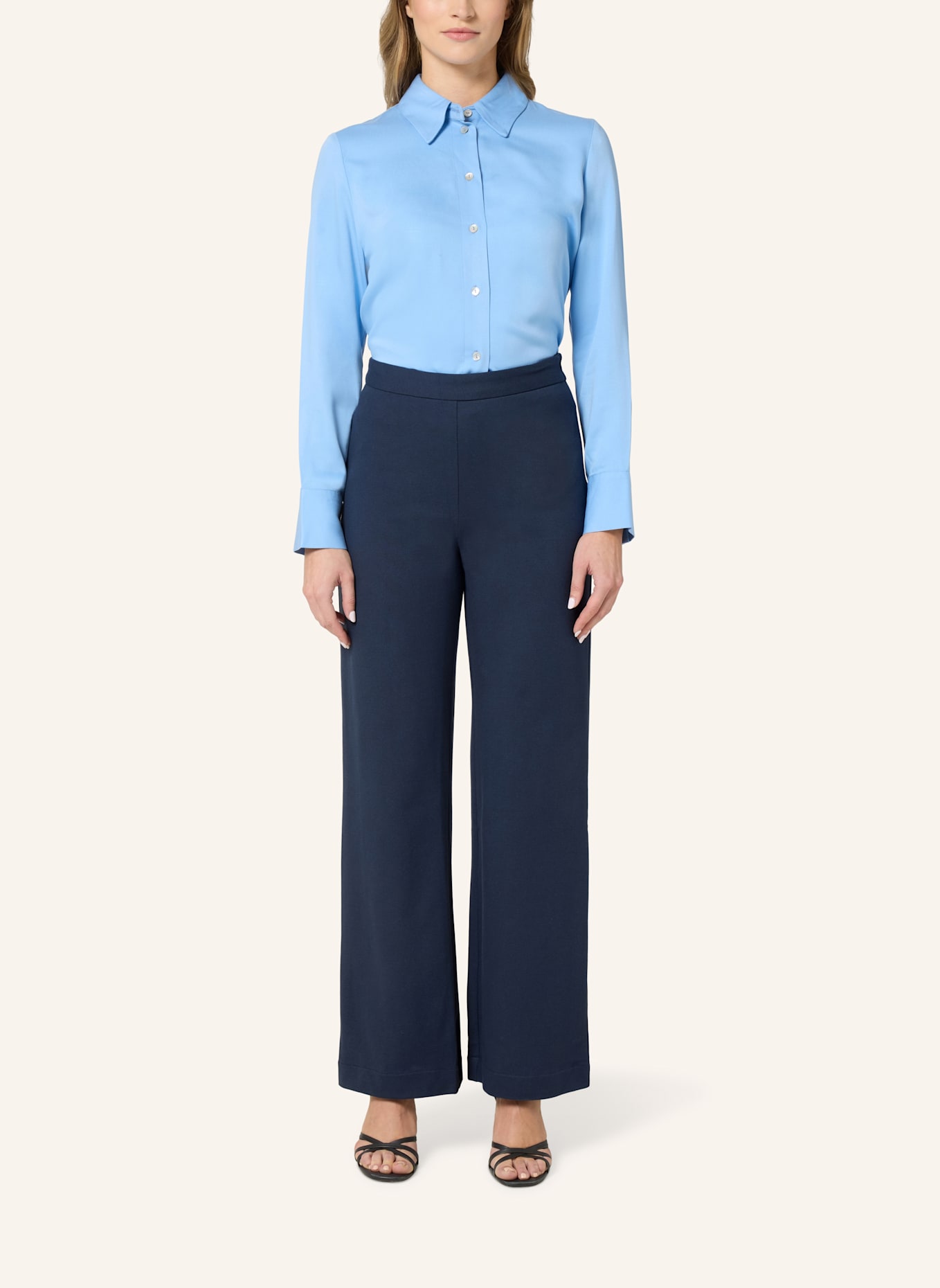 Bellasor Marlenehose ANN: DUNKELBLAU/ GRAU