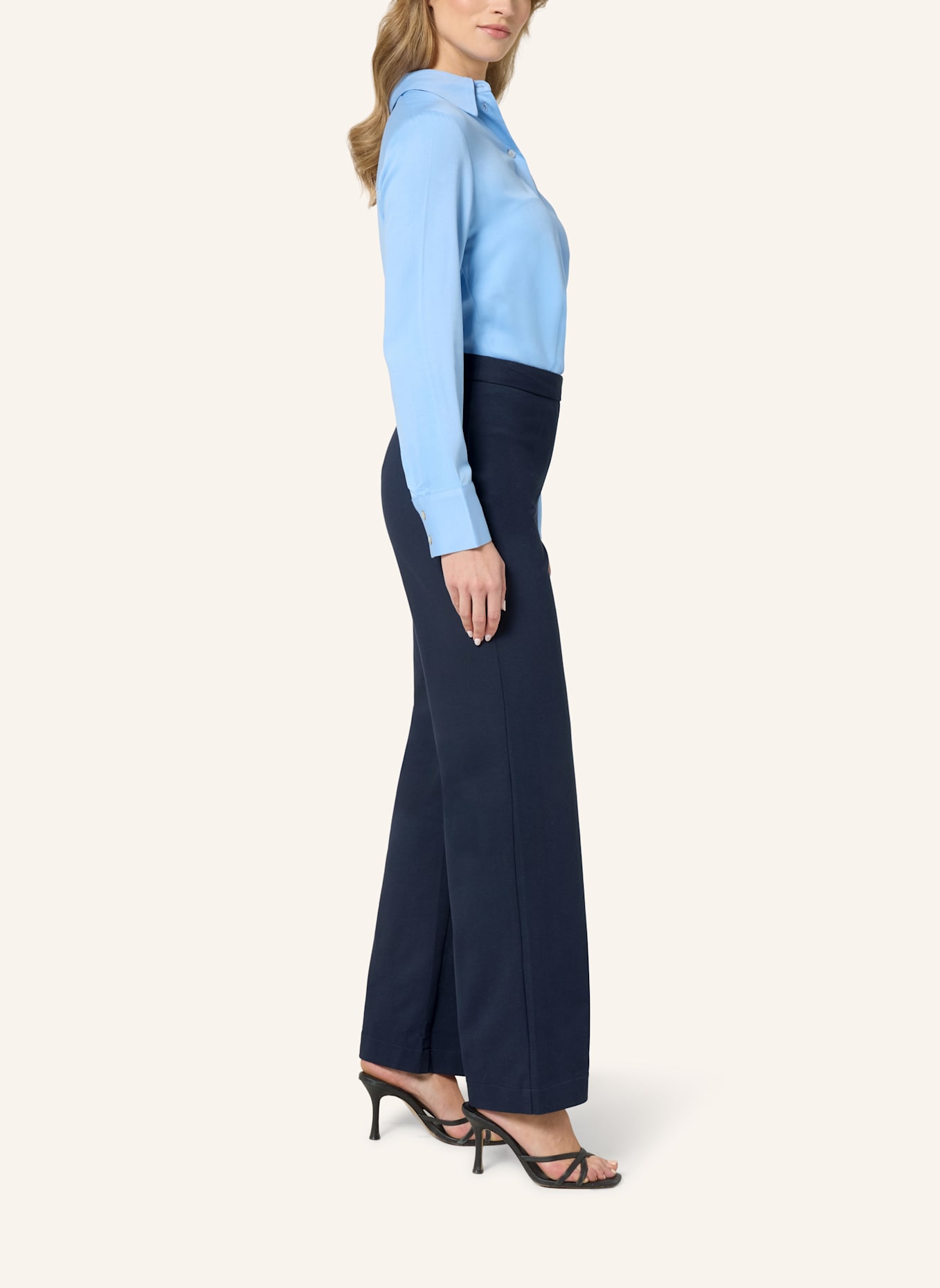 Bellasor Marlenehose ANN: DUNKELBLAU/ GRAU