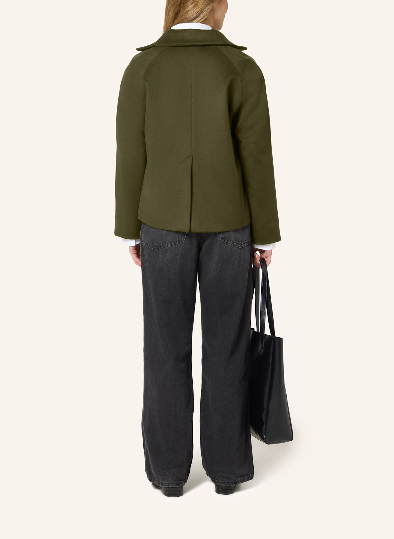 Bellasor Kastenjacke MALA with Cashmere: OLIV