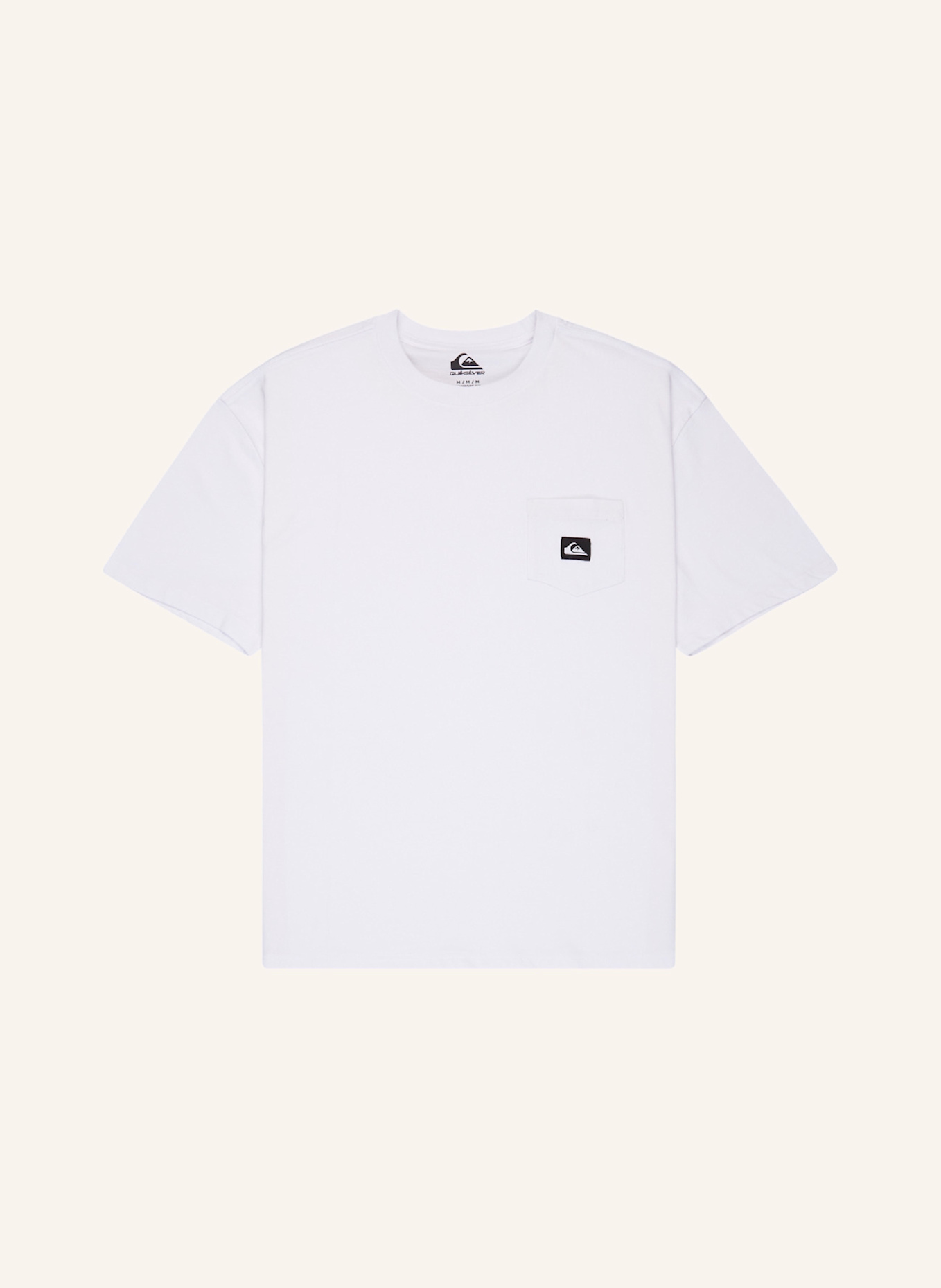 QUIKSILVER T-Shirt SALT WATER POCKET: WEISS