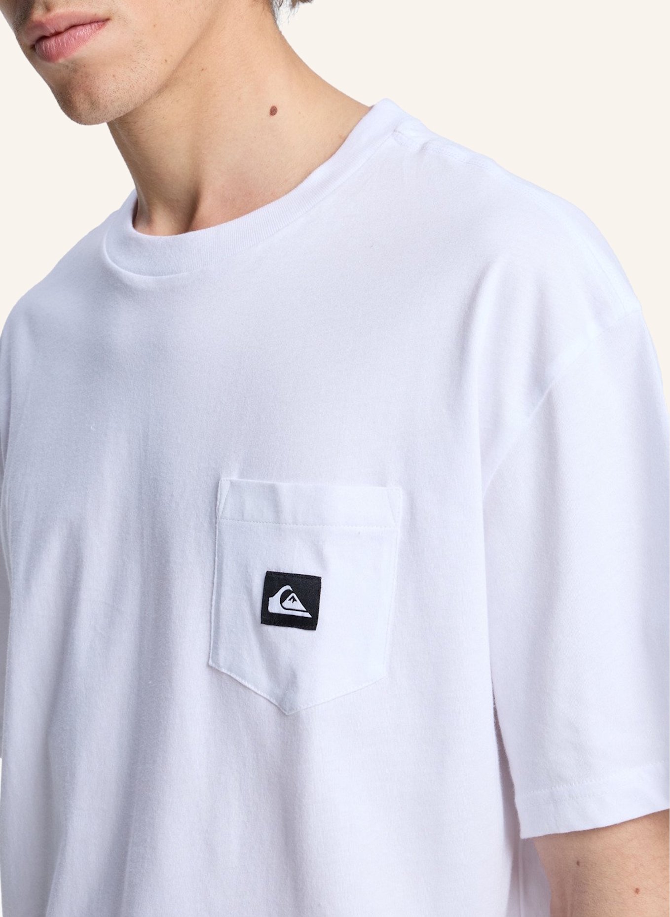 QUIKSILVER T-Shirt SALT WATER POCKET: WEISS