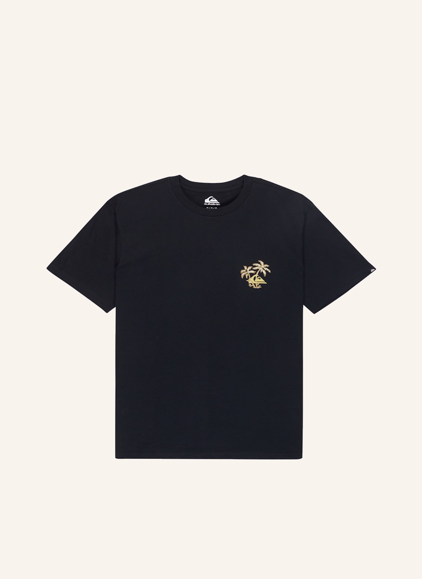 QUIKSILVER T-Shirt EVO LEARNING FROM NATURE: SCHWARZ