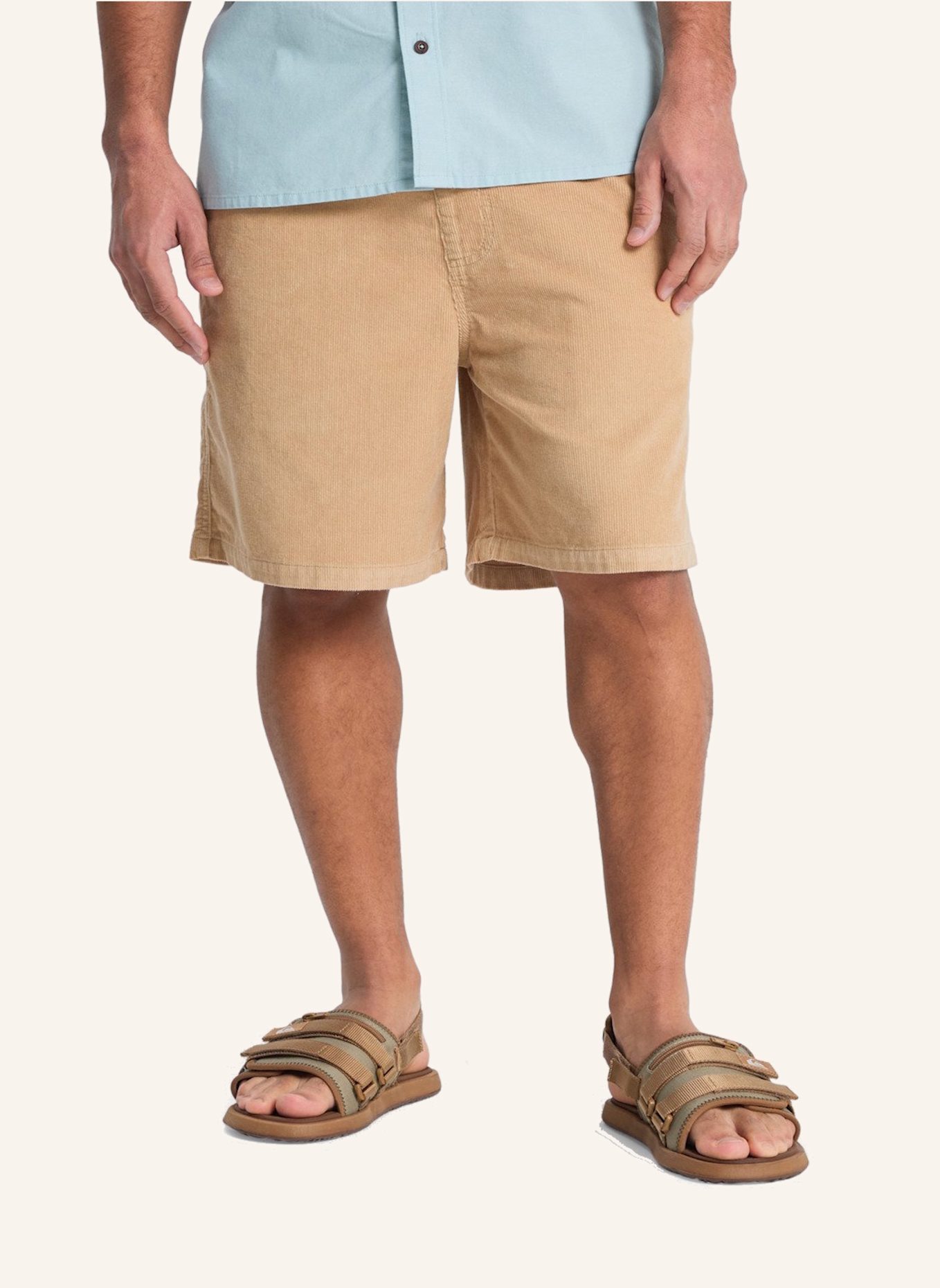 QUIKSILVER Quiksilver Quiksilver Cordshorts Taxer 18" Khaki: BEIGE