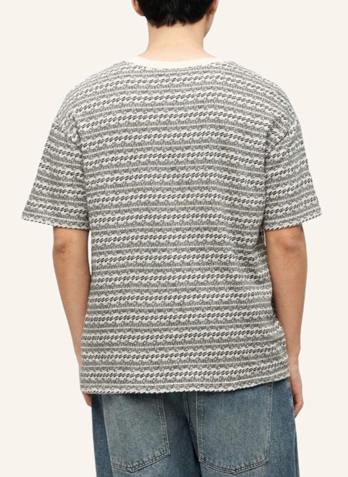 QUIKSILVER T-Shirt OKANO JACQUARD: ECRU