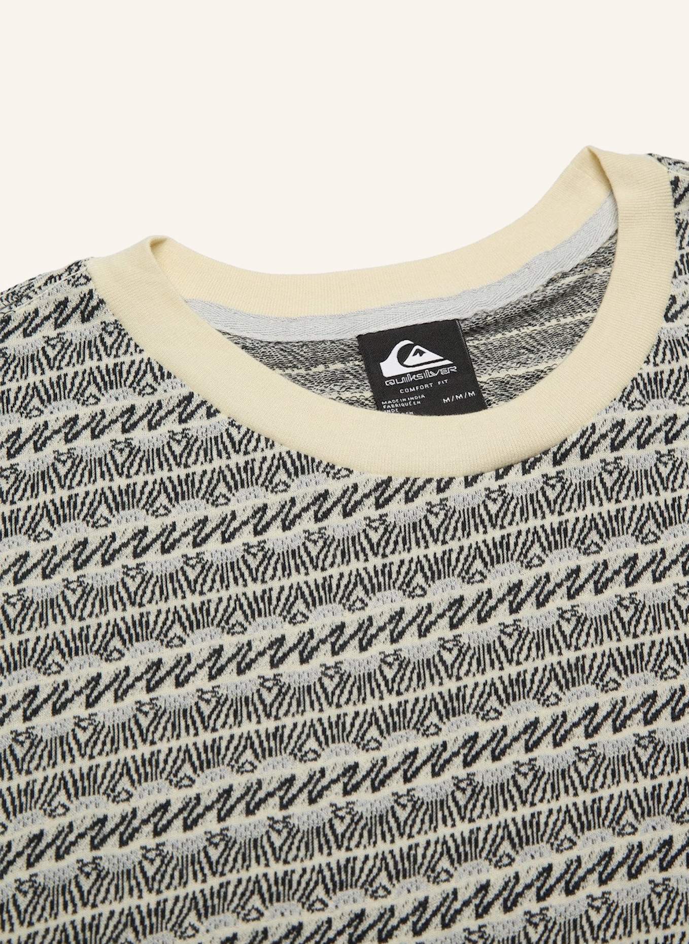QUIKSILVER T-Shirt OKANO JACQUARD: ECRU