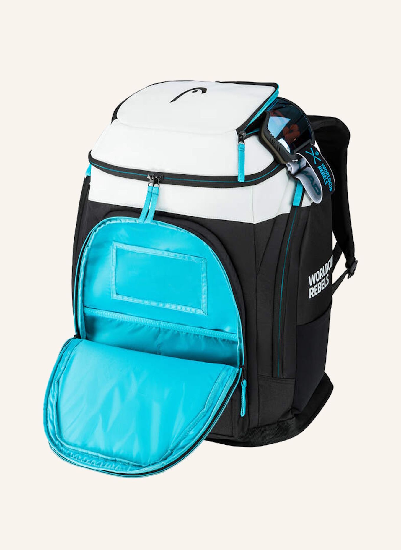 HEAD Rucksack REBELS RACING BACKPACK S: WEISS