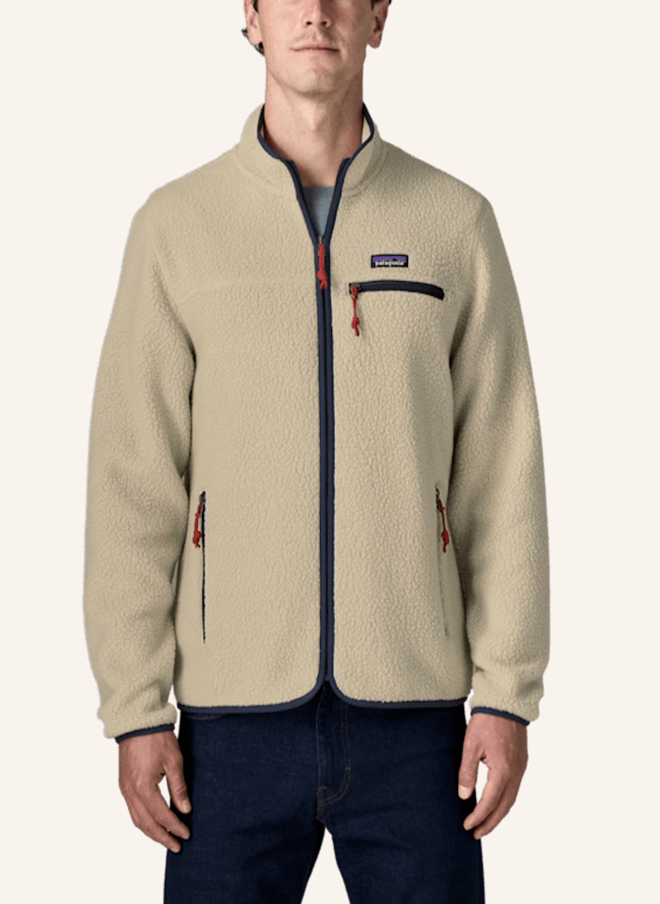 patagonia Fleecejacke RETRO PILE: BEIGE