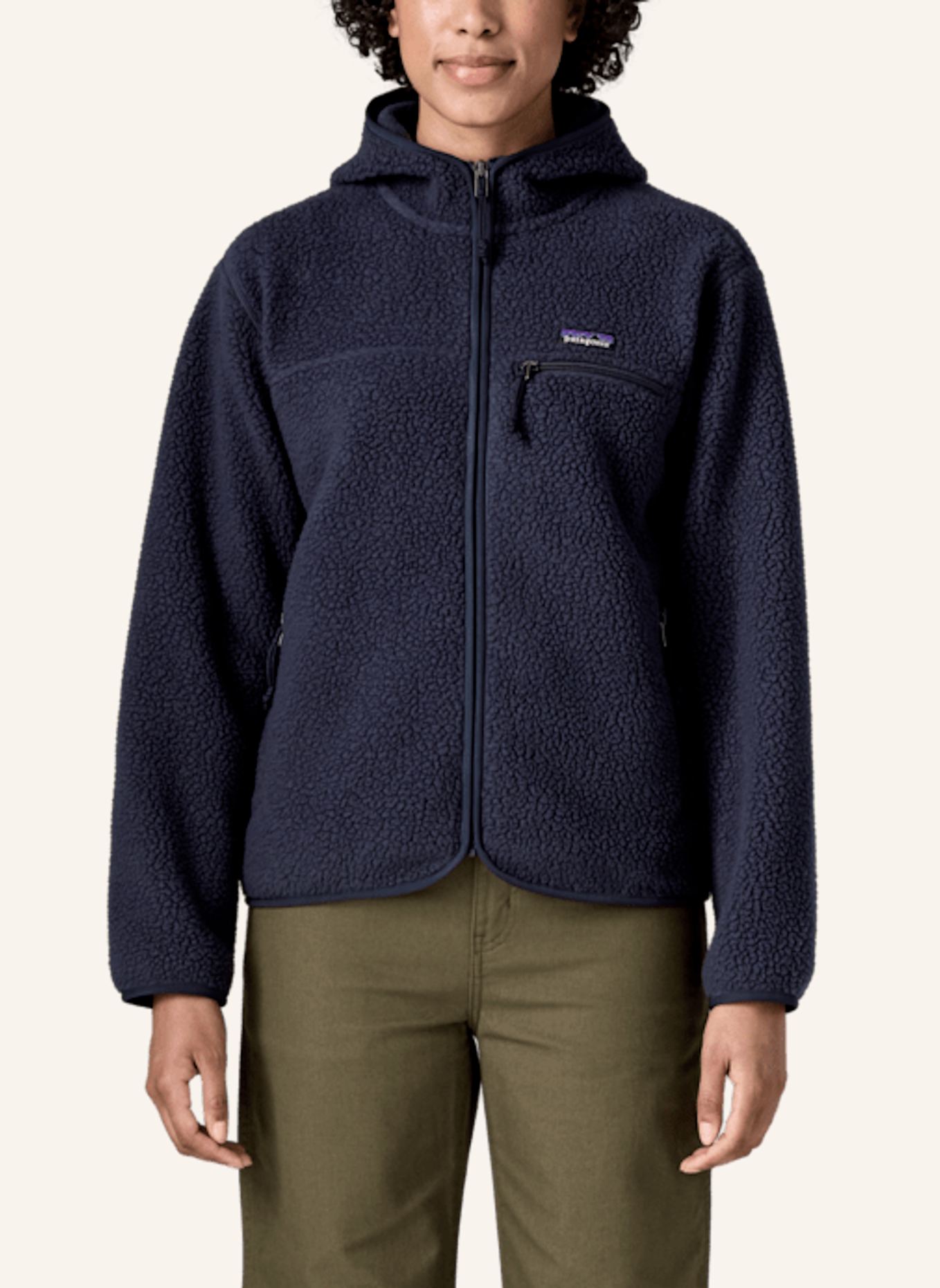 patagonia Fleecejacke RETRO PILE: DUNKELBLAU