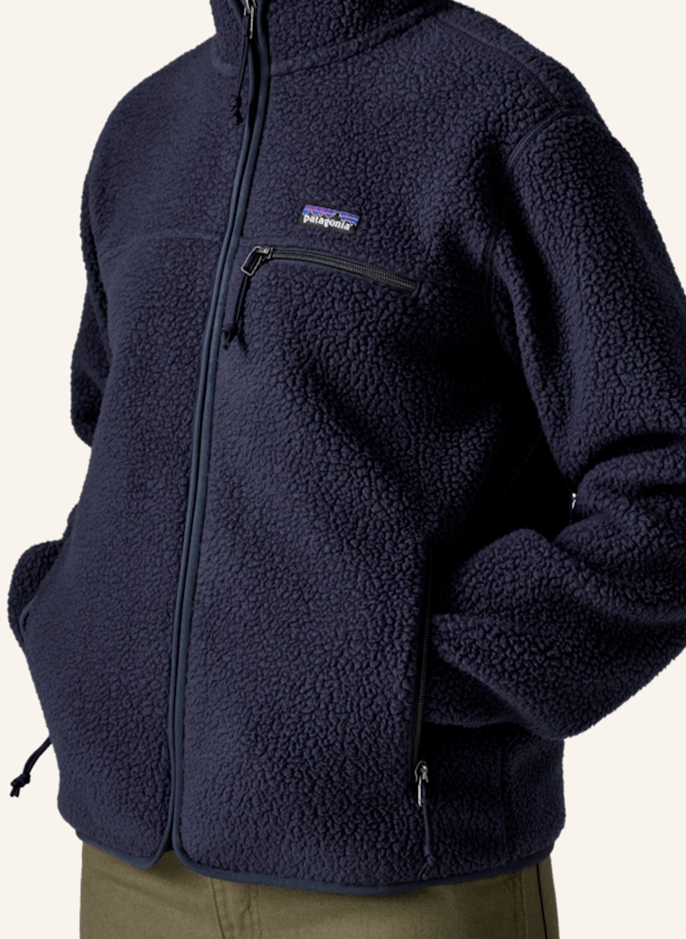 patagonia Fleecejacke RETRO PILE: DUNKELBLAU