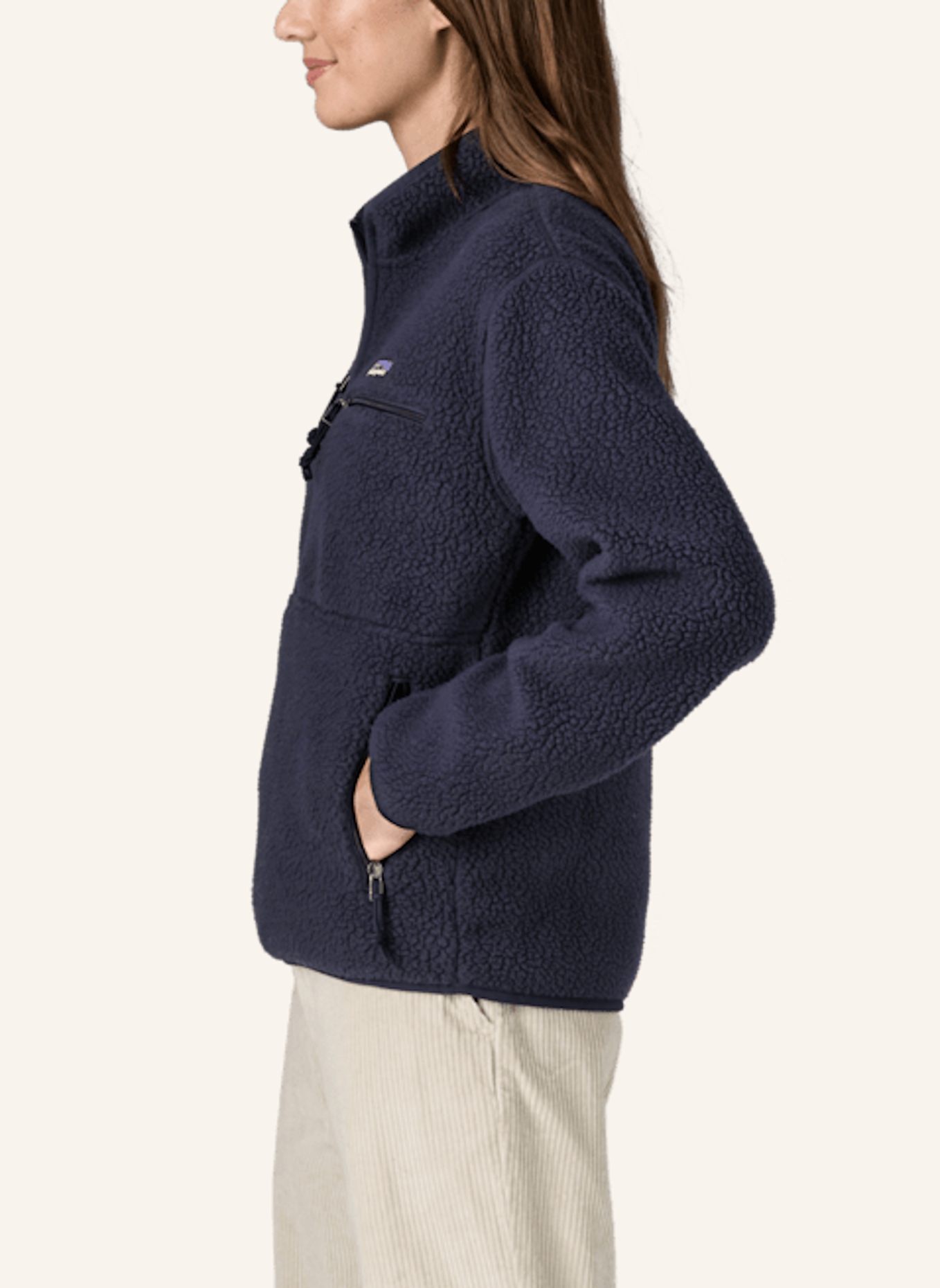 patagonia Fleece RETRO PILE: BLAU