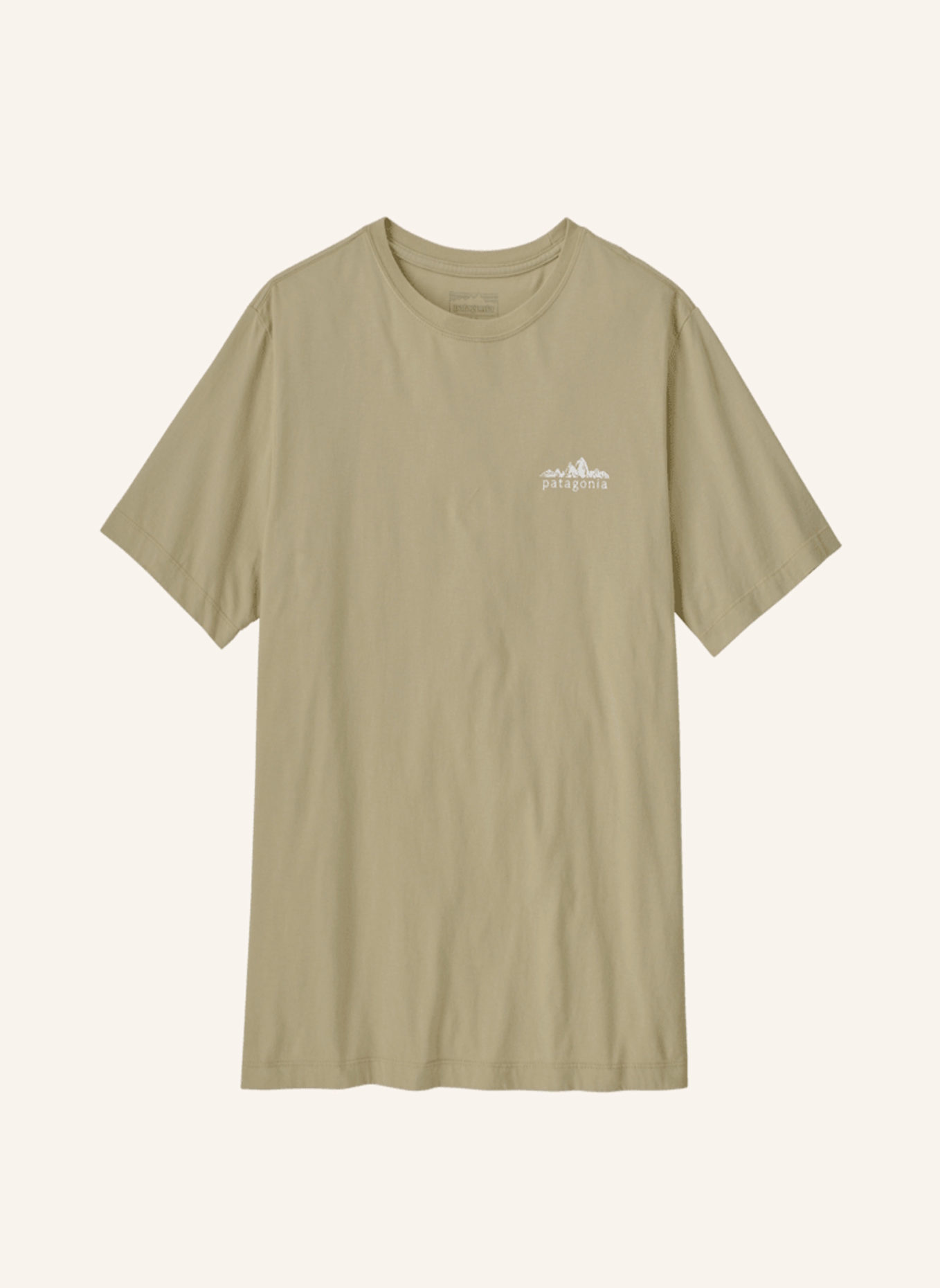 patagonia T-Shirt FITZ ROY FOOTHILLS: BEIGE