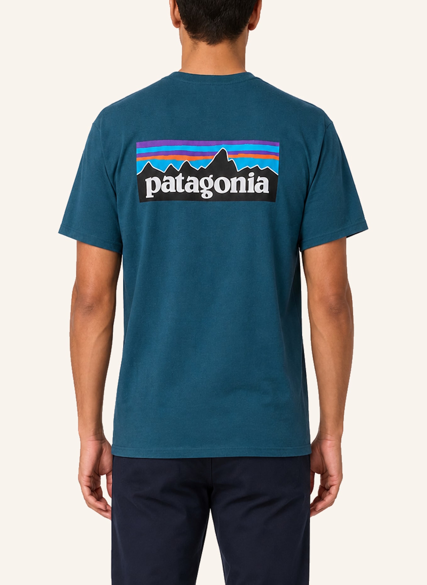 patagonia T-Shirt P-6 RESPONSIBILI TEE: BLAU