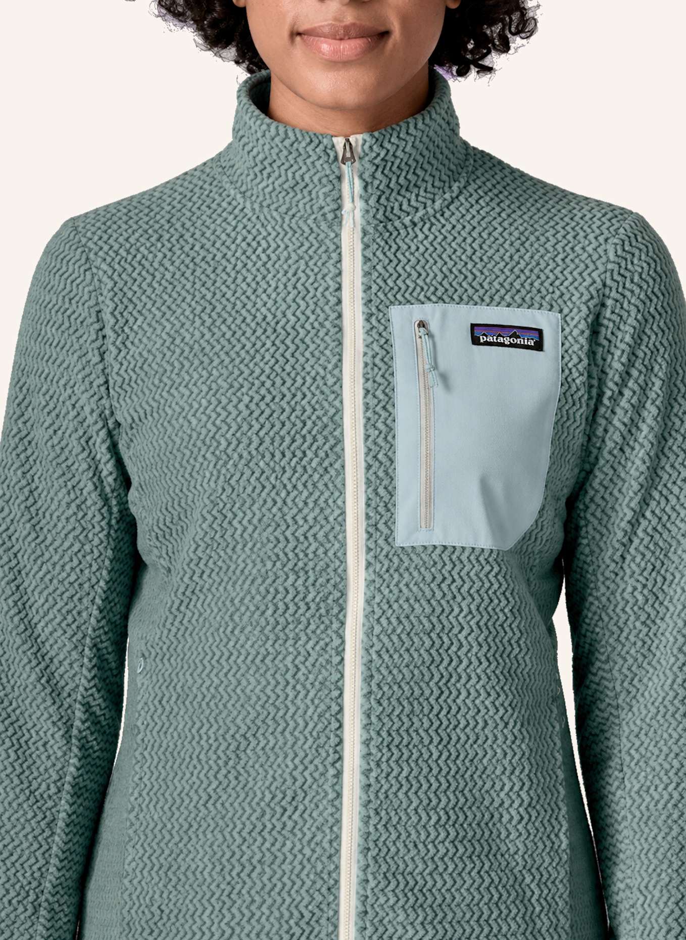 patagonia Fleecejacke R1® Air: BLAU