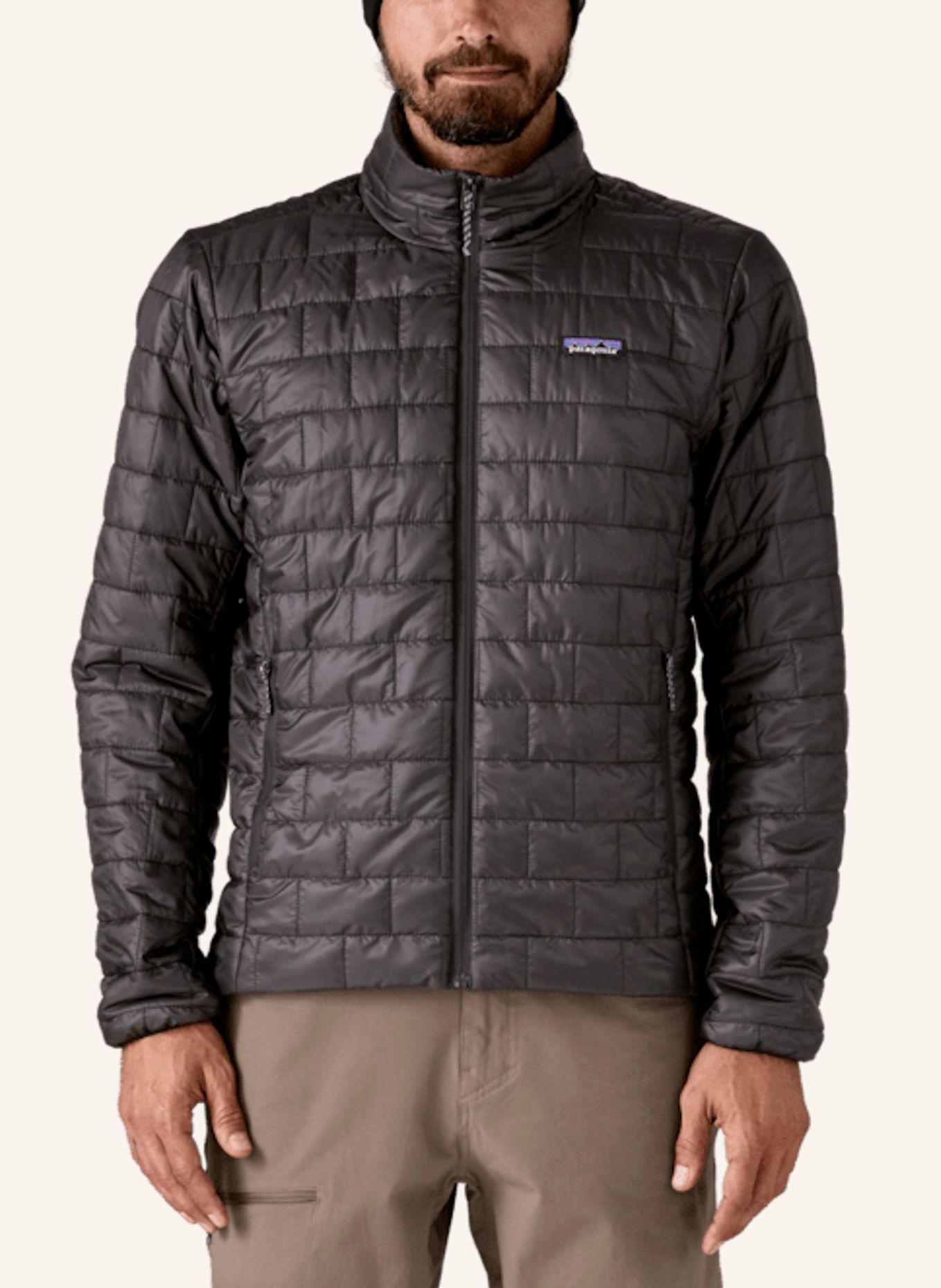 patagonia Leichte Jacke NANO PUFF: SCHWARZ