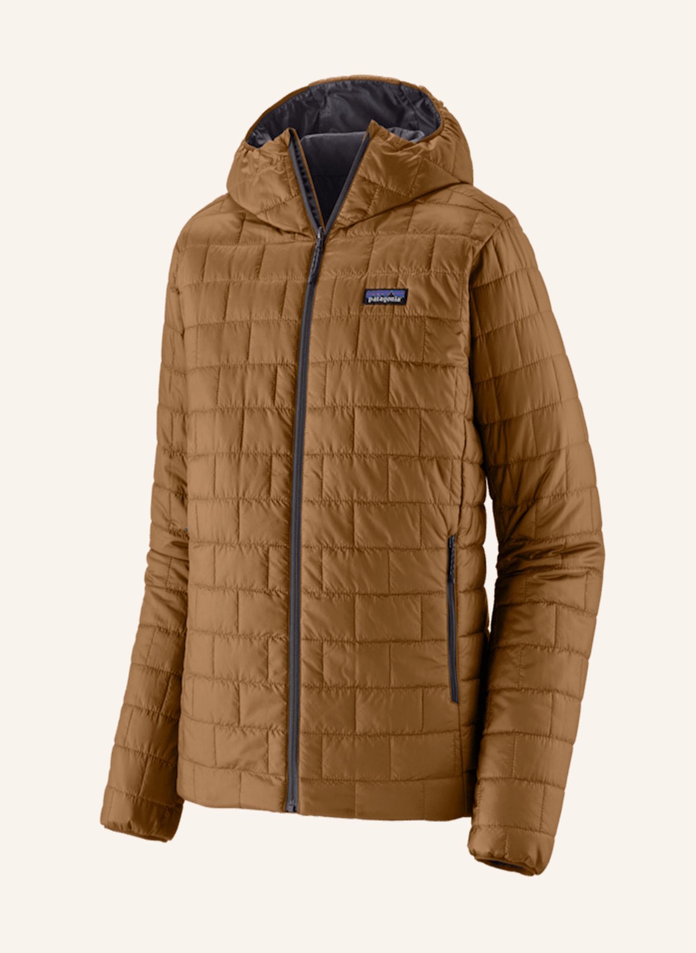 patagonia Leichte Jacke NANO PUFF HOODY: BRAUN