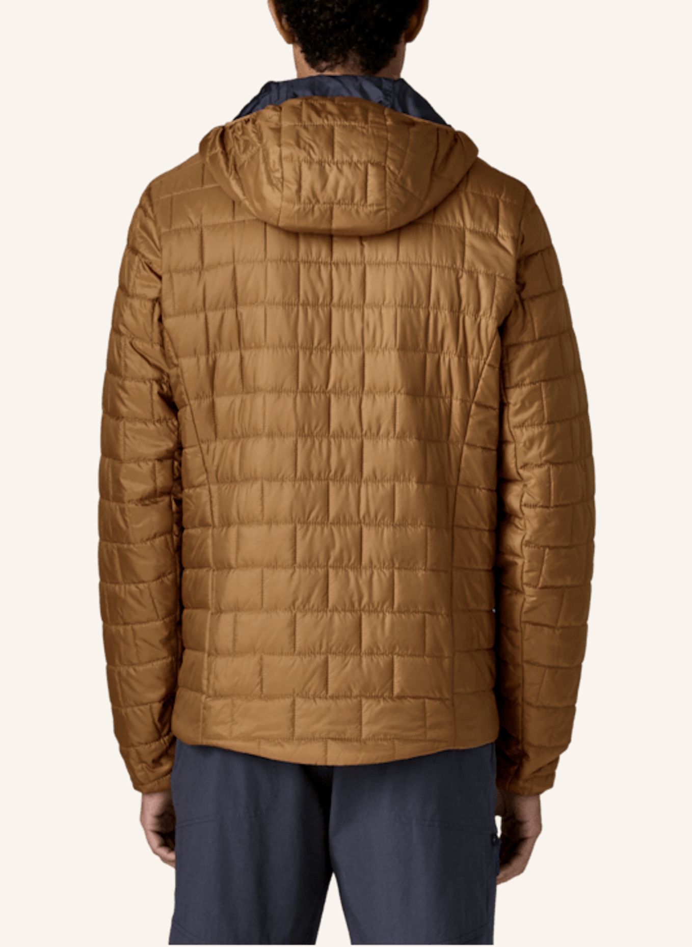 patagonia Leichte Jacke NANO PUFF HOODY: BRAUN