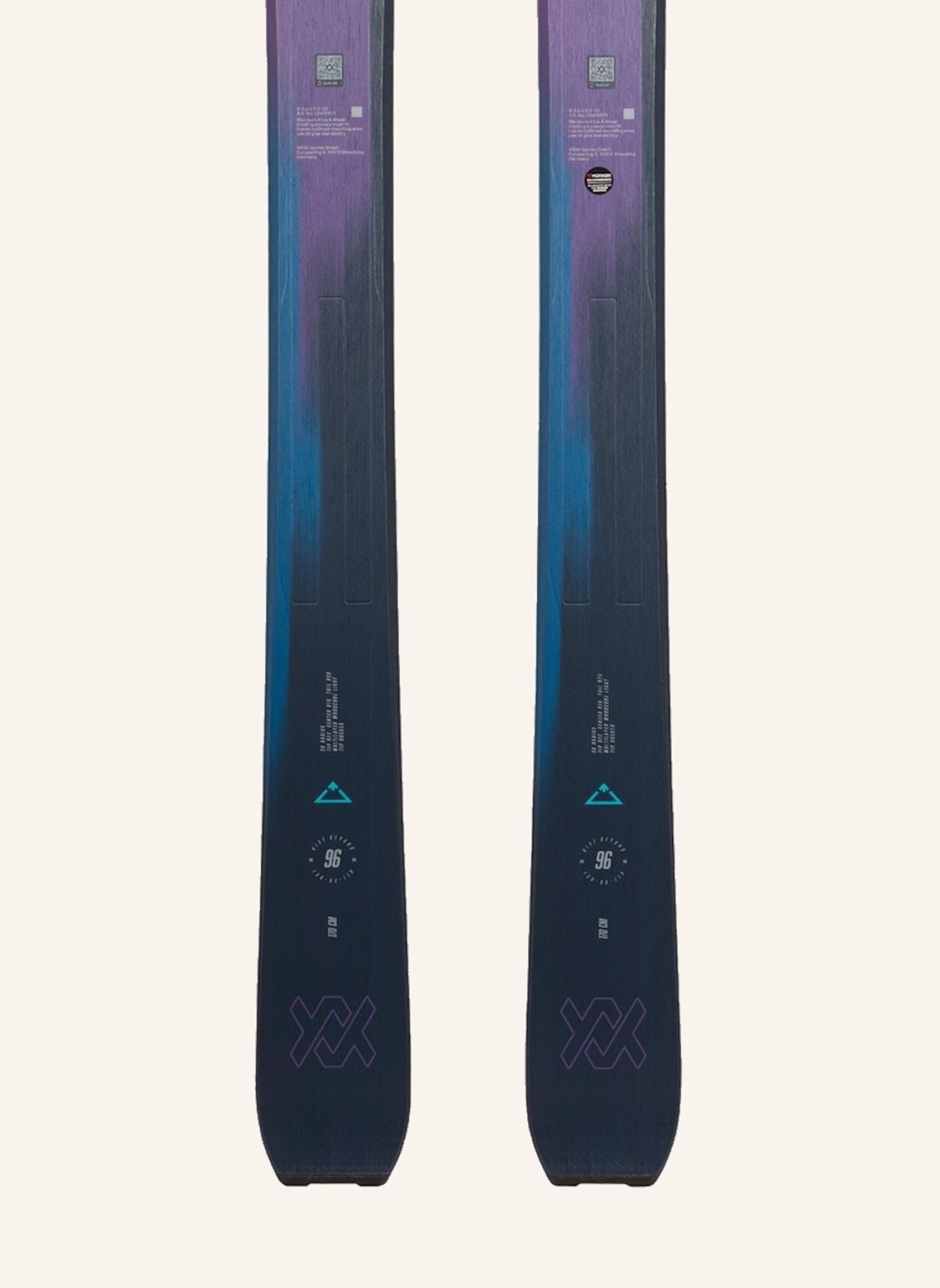Völkl Ski RISE BEYOND 96 FLAT: ECRU