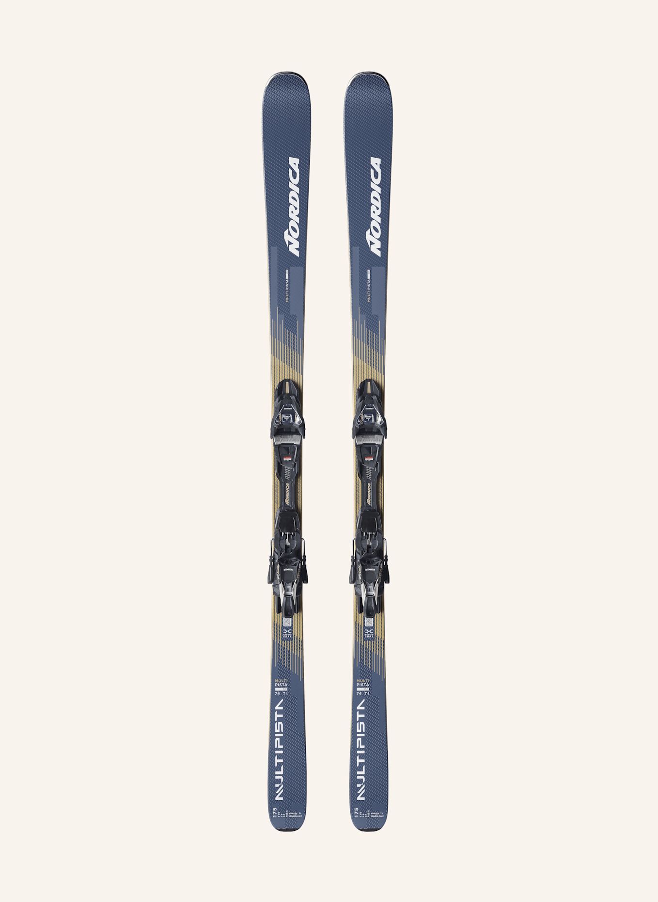 NORDICA Skiset MULTIPISTA DC 74 TI FDT: BLAU