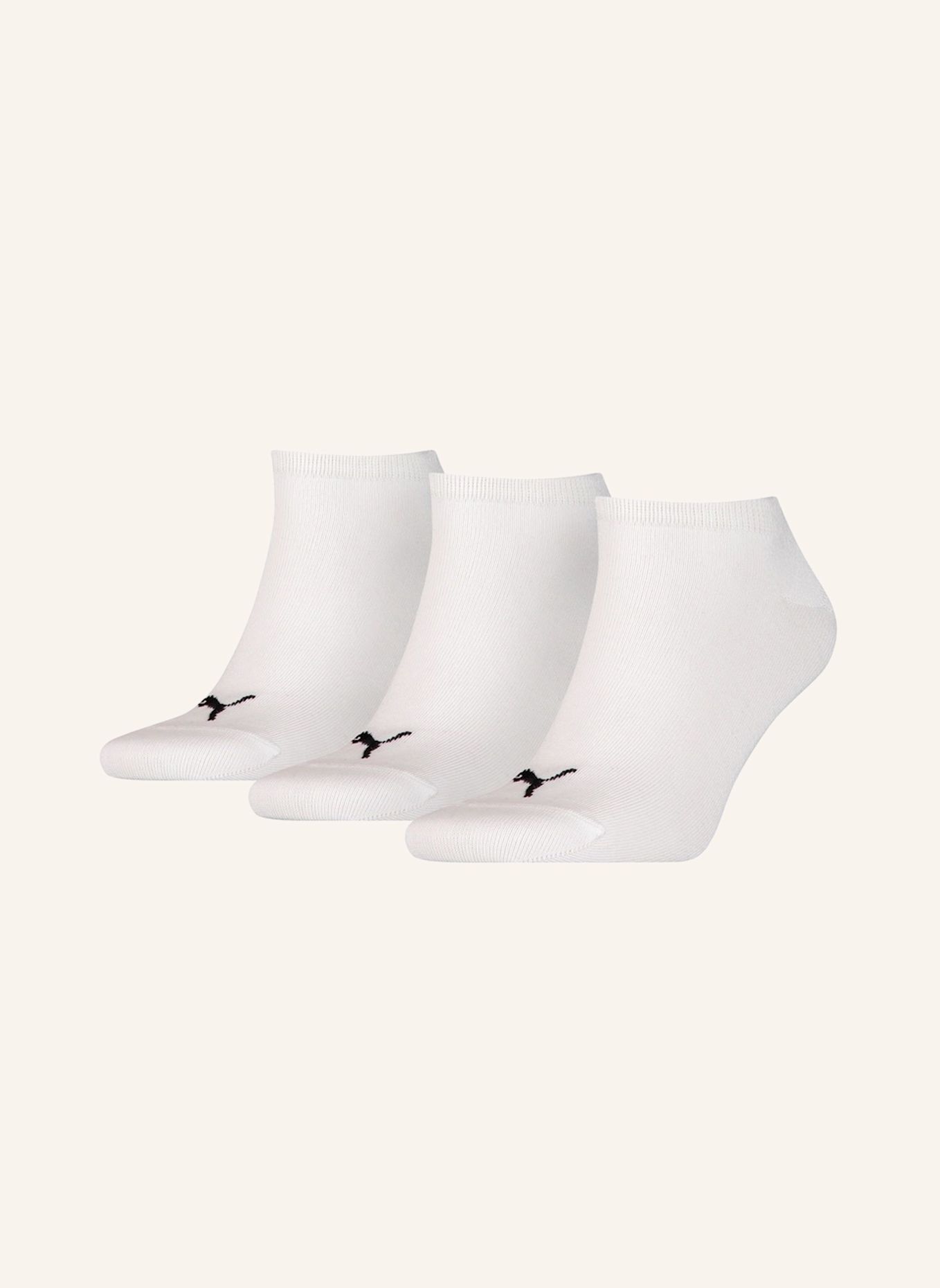 PUMA Socken SNEAKER PLAIN 3-PACK: WEISS