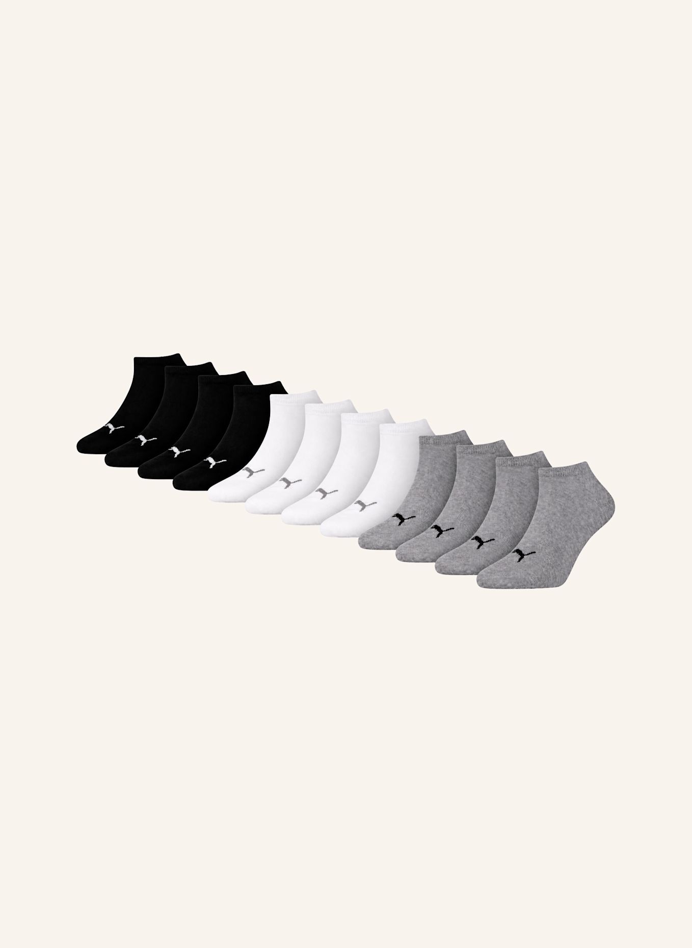 PUMA Socken SNEAKER PLAIN 12-PACK: ECRU