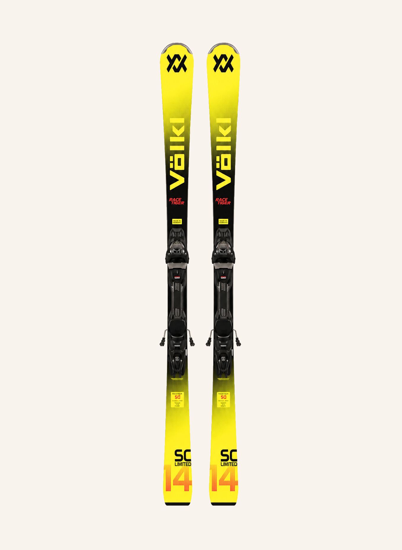 Völkl Skiset RACETIGER SC LIMITED: GELB