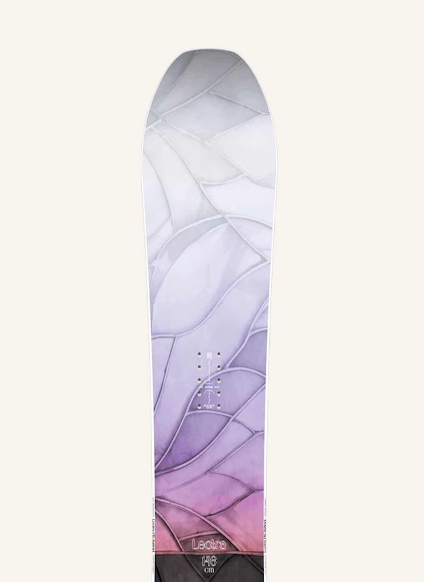 NITRO Snowboard LECTRA LEAF: ECRU