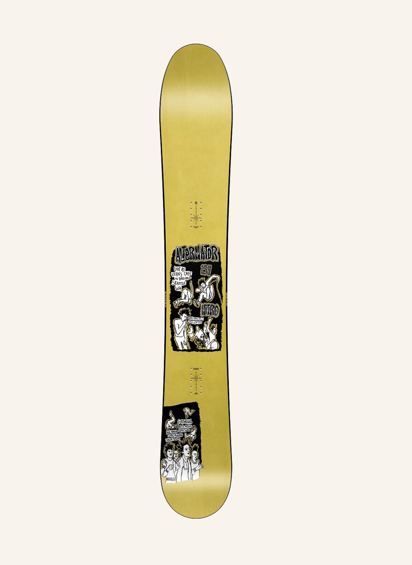 NITRO Snowboard ALTERNATOR: GELB