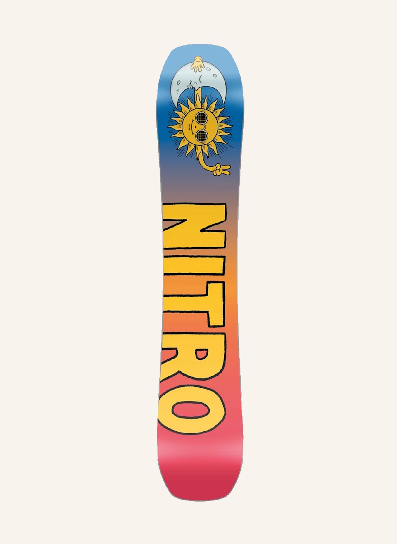 NITRO Snowboard OPTISYM: ECRU