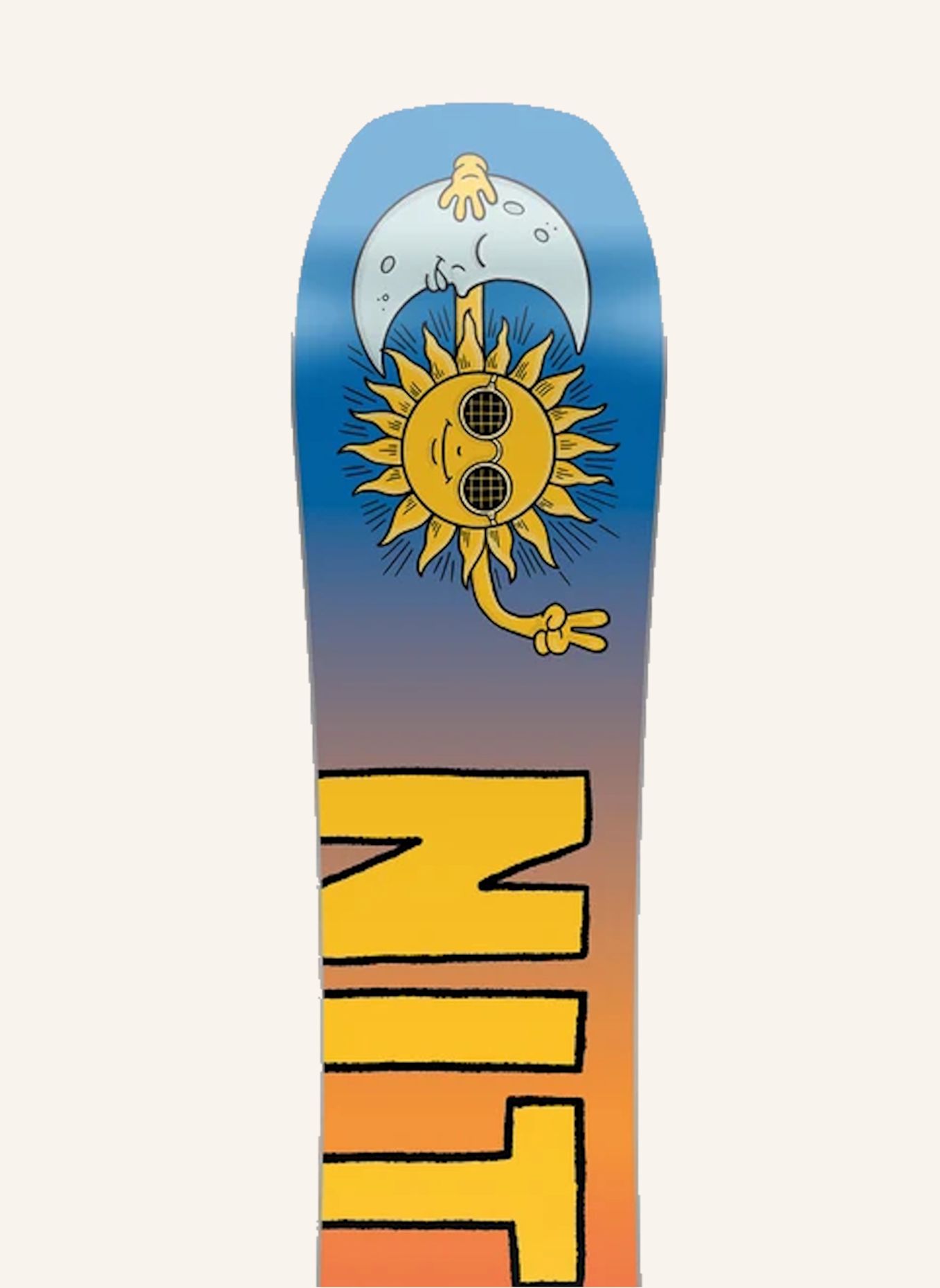 NITRO Snowboard OPTISYM: ECRU