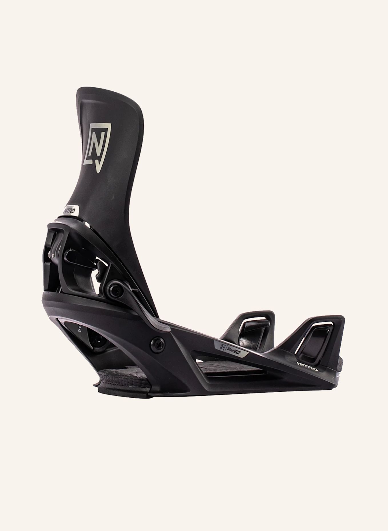 NITRO Snowboardbindung STEP ON: SCHWARZ