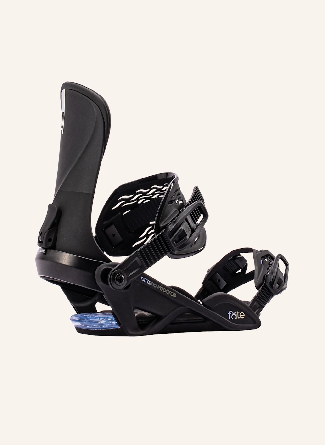 NITRO Snowboardbindung FATE: SCHWARZ