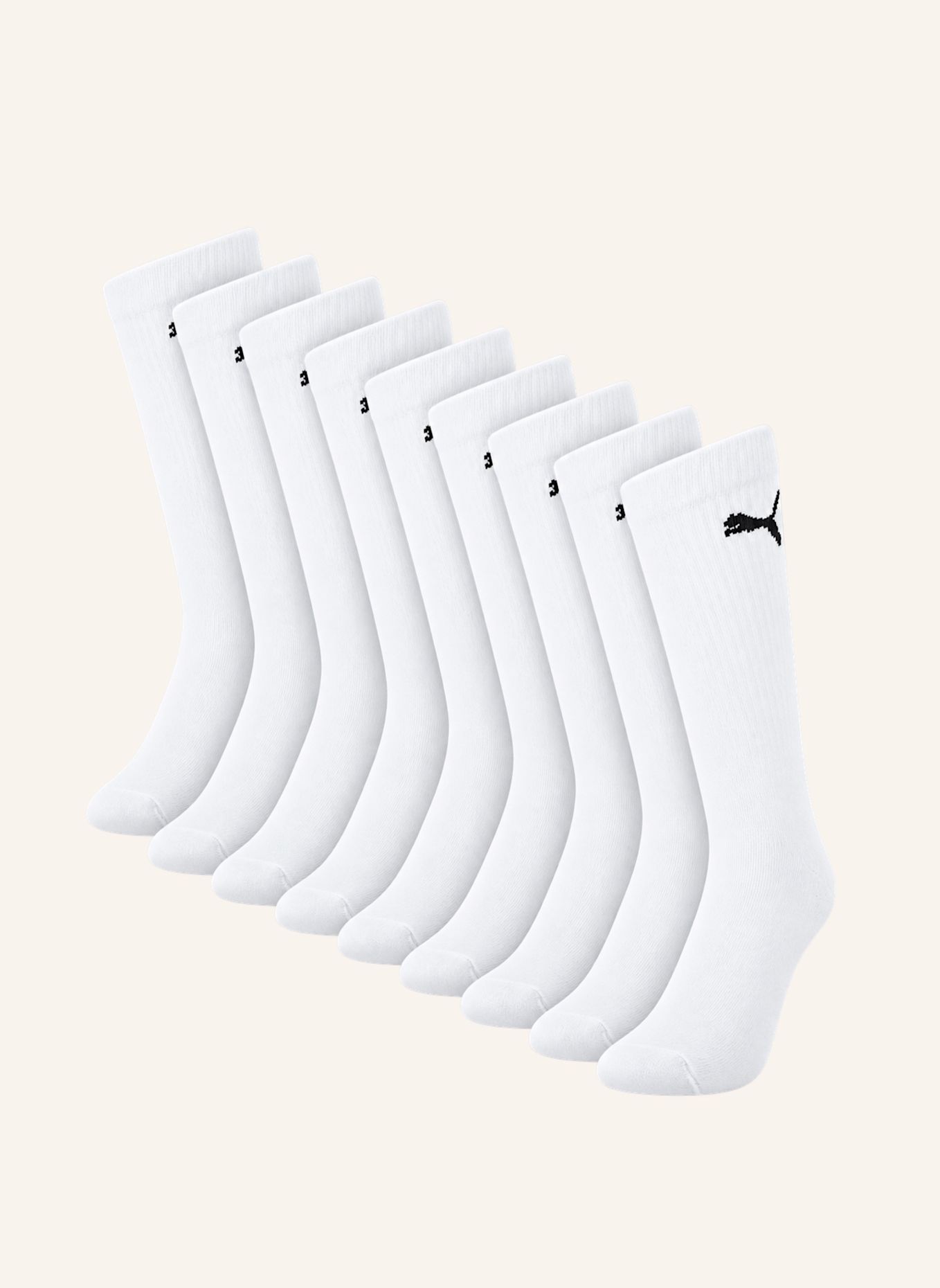 PUMA Sportsocken REGULAR CREW 9-PACK: WEISS