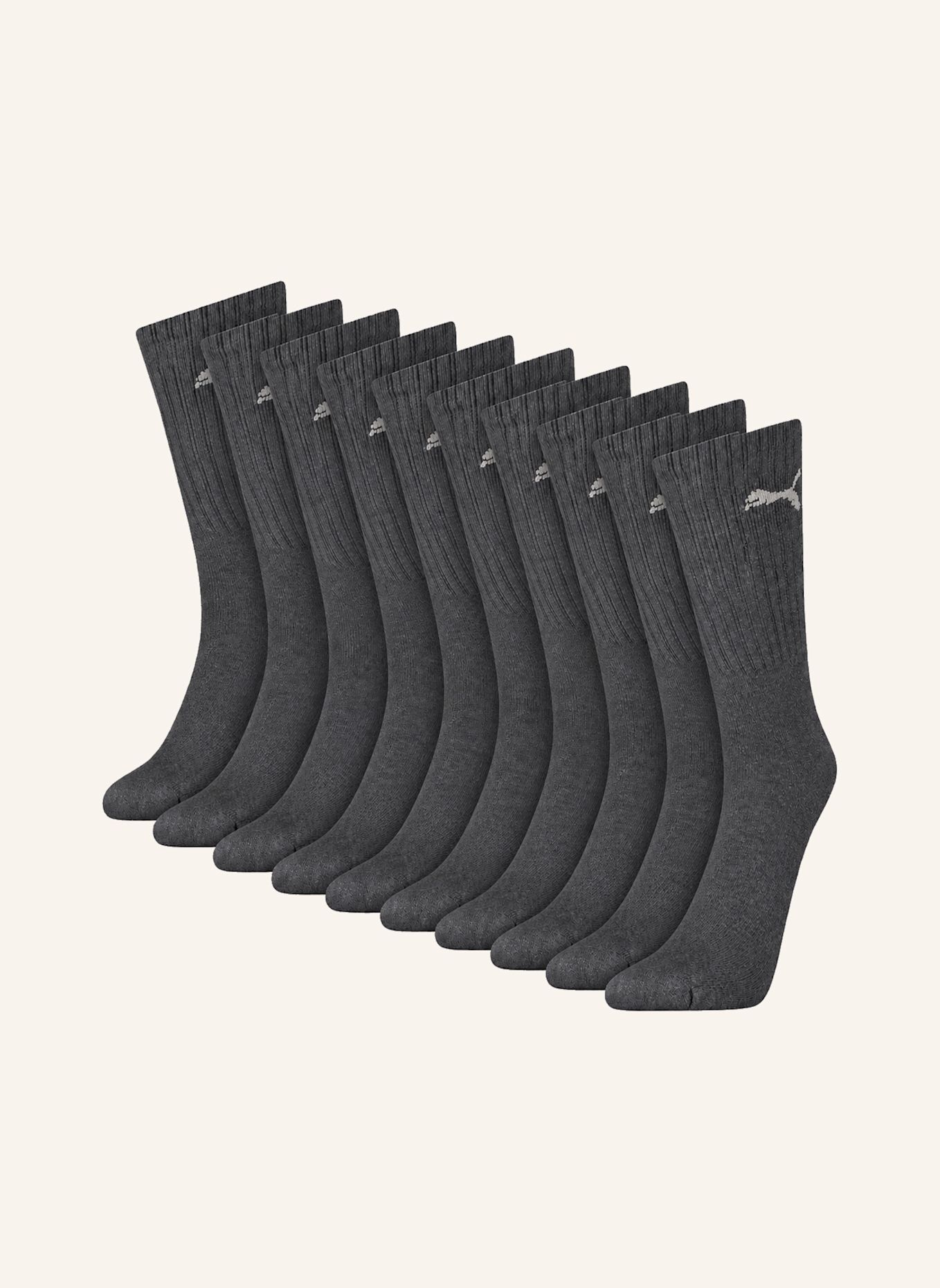 PUMA Sportsocken REGULAR CREW 9-PACK: ECRU