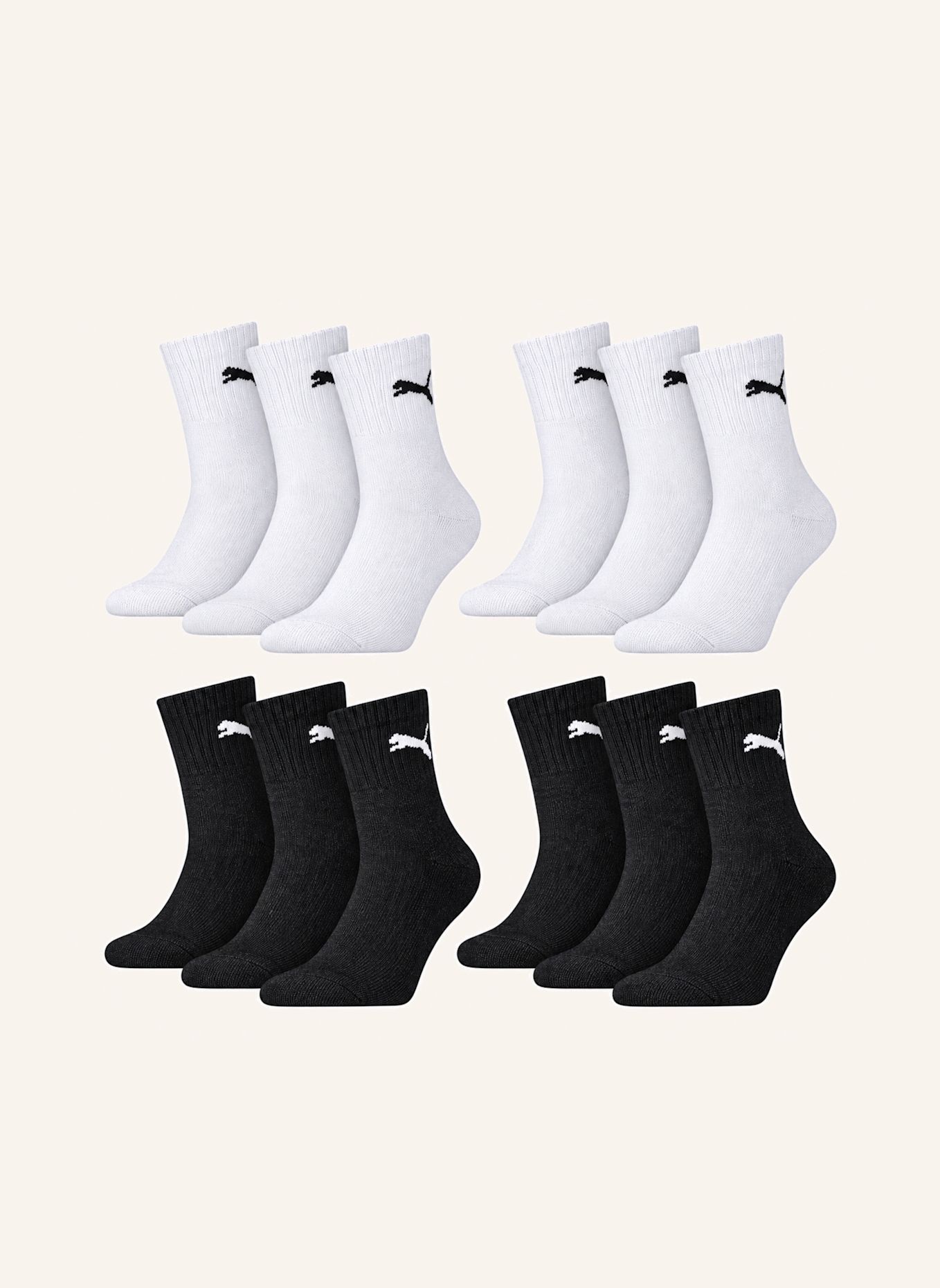 PUMA Sportsocken REGULAR CREW 12-PACK: ECRU