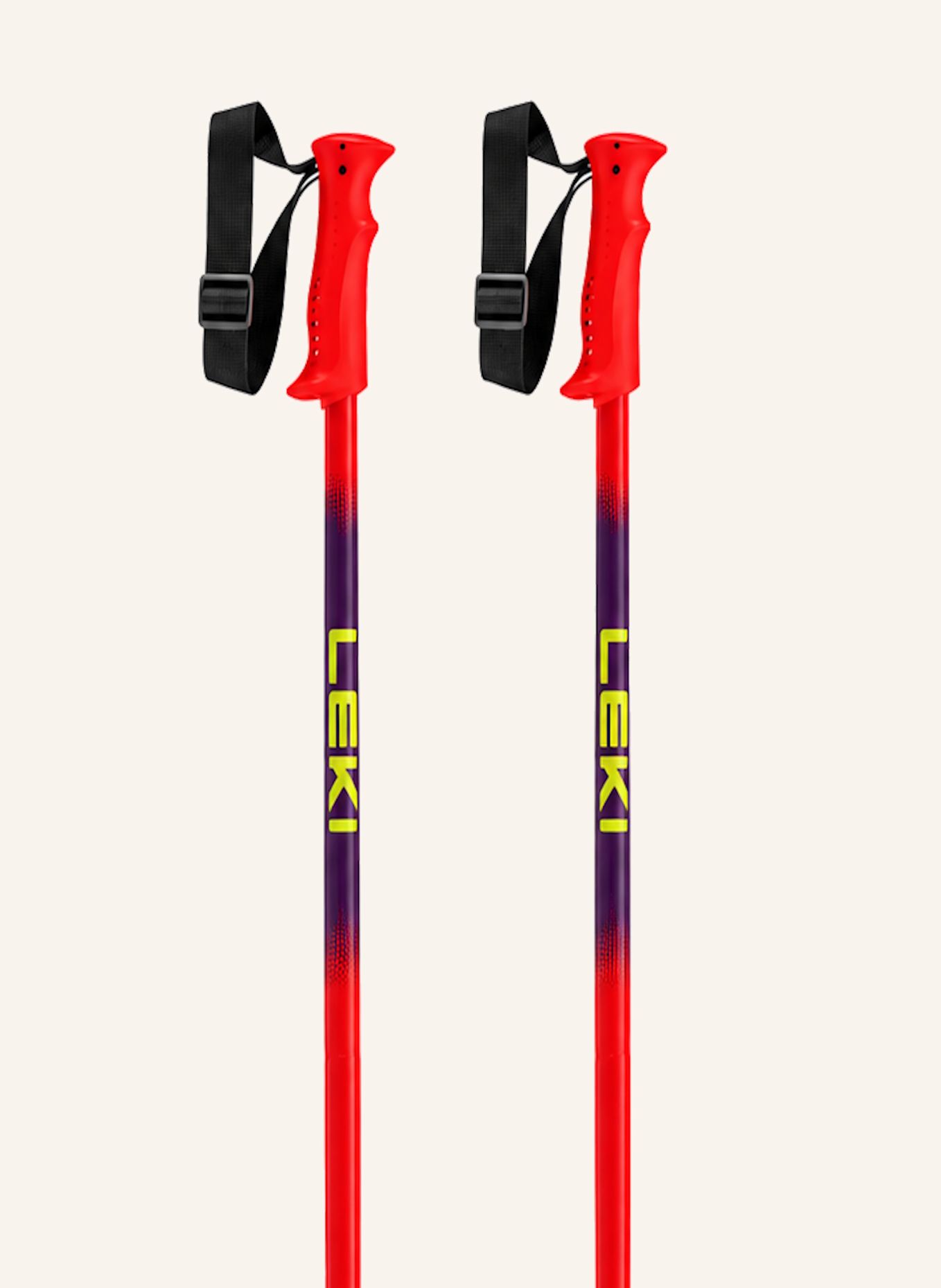 LEKI Skistöcke RACING KIDS: ROT