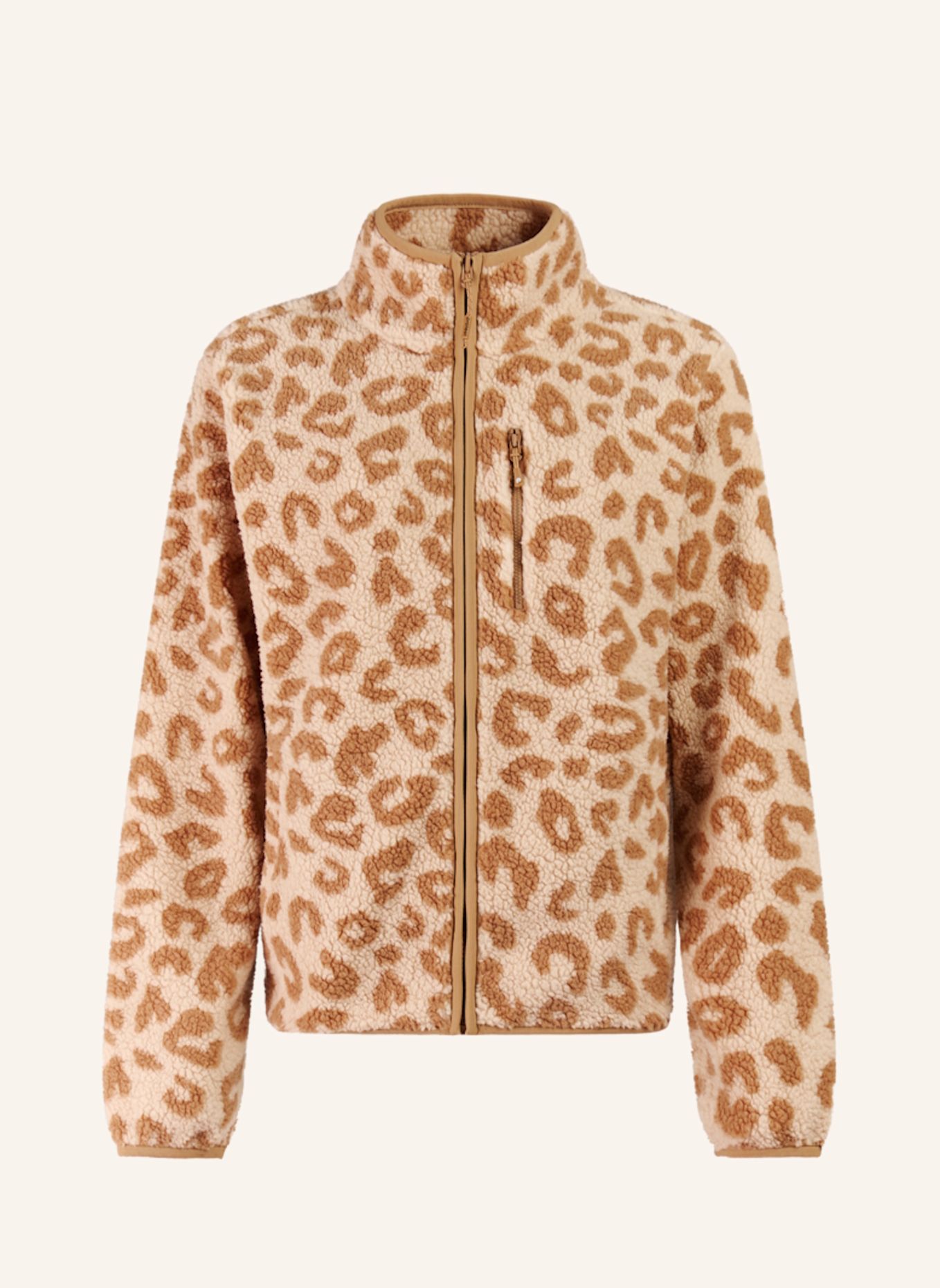 PROTEST Fleecejacke PRTWIBA: BRAUN