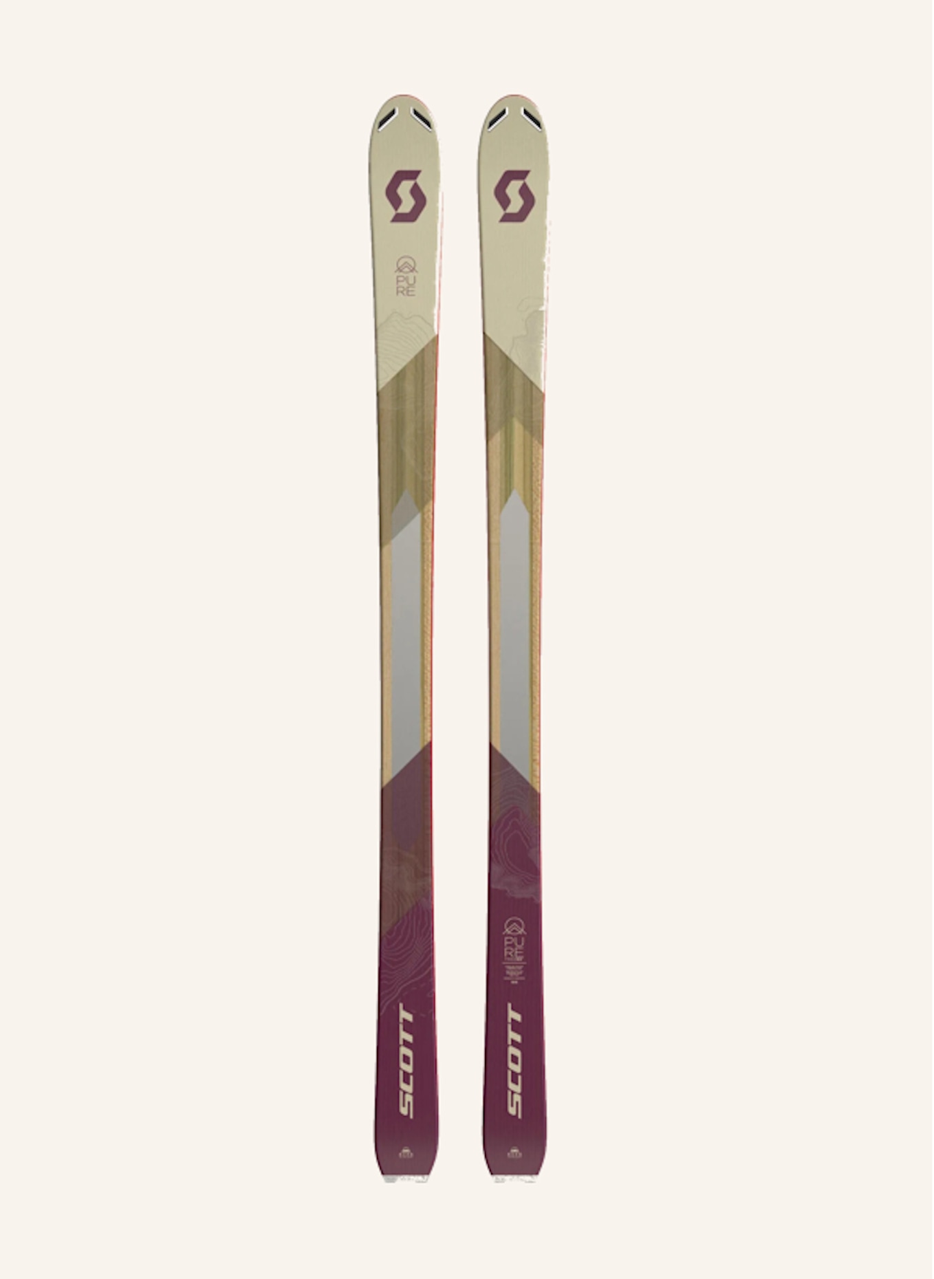SCOTT Freeride Ski PURE FREE 90TI: ROT