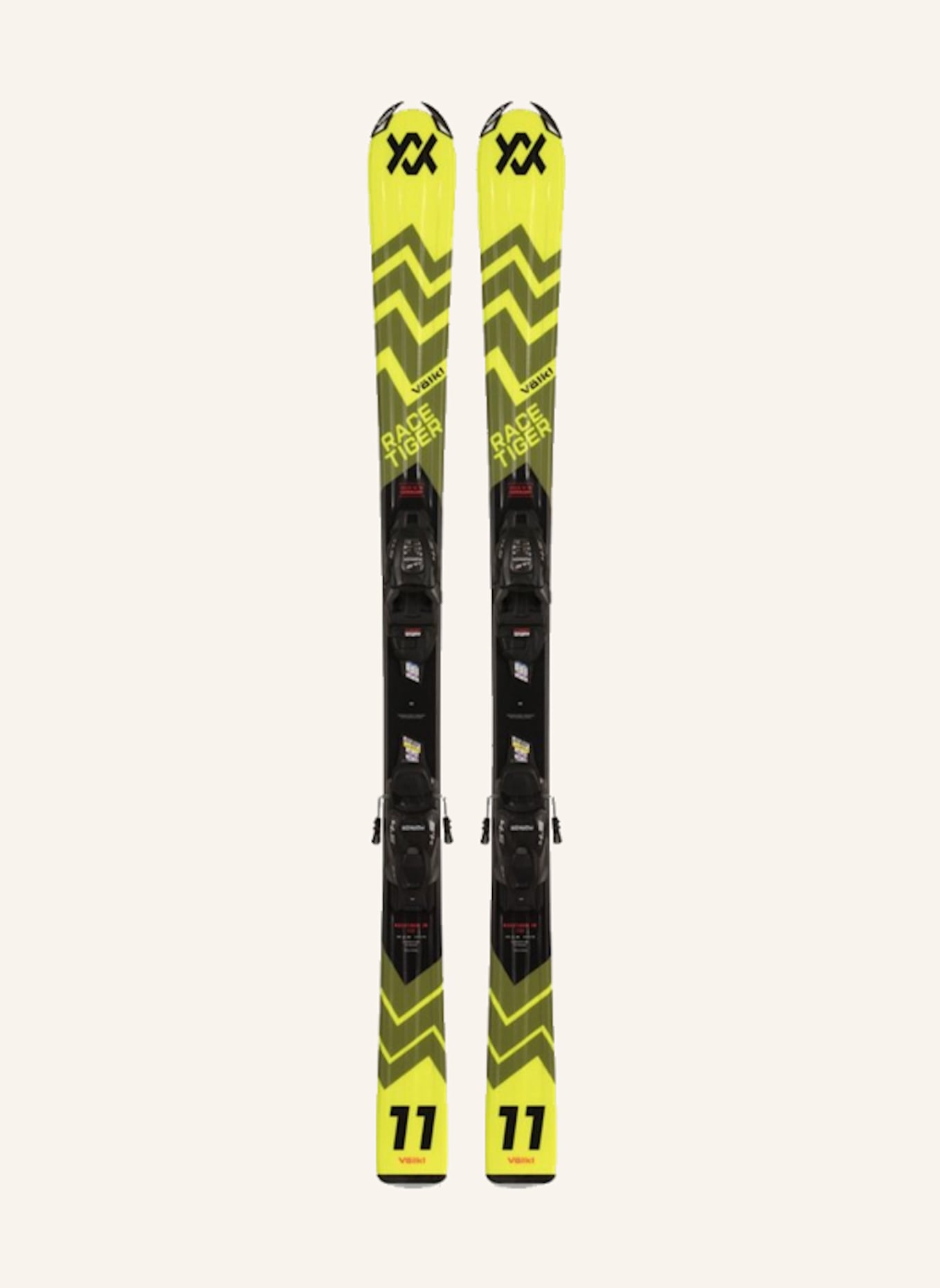 Völkl Skiset RACETIGER YELLOW 80-90 2025: GELB