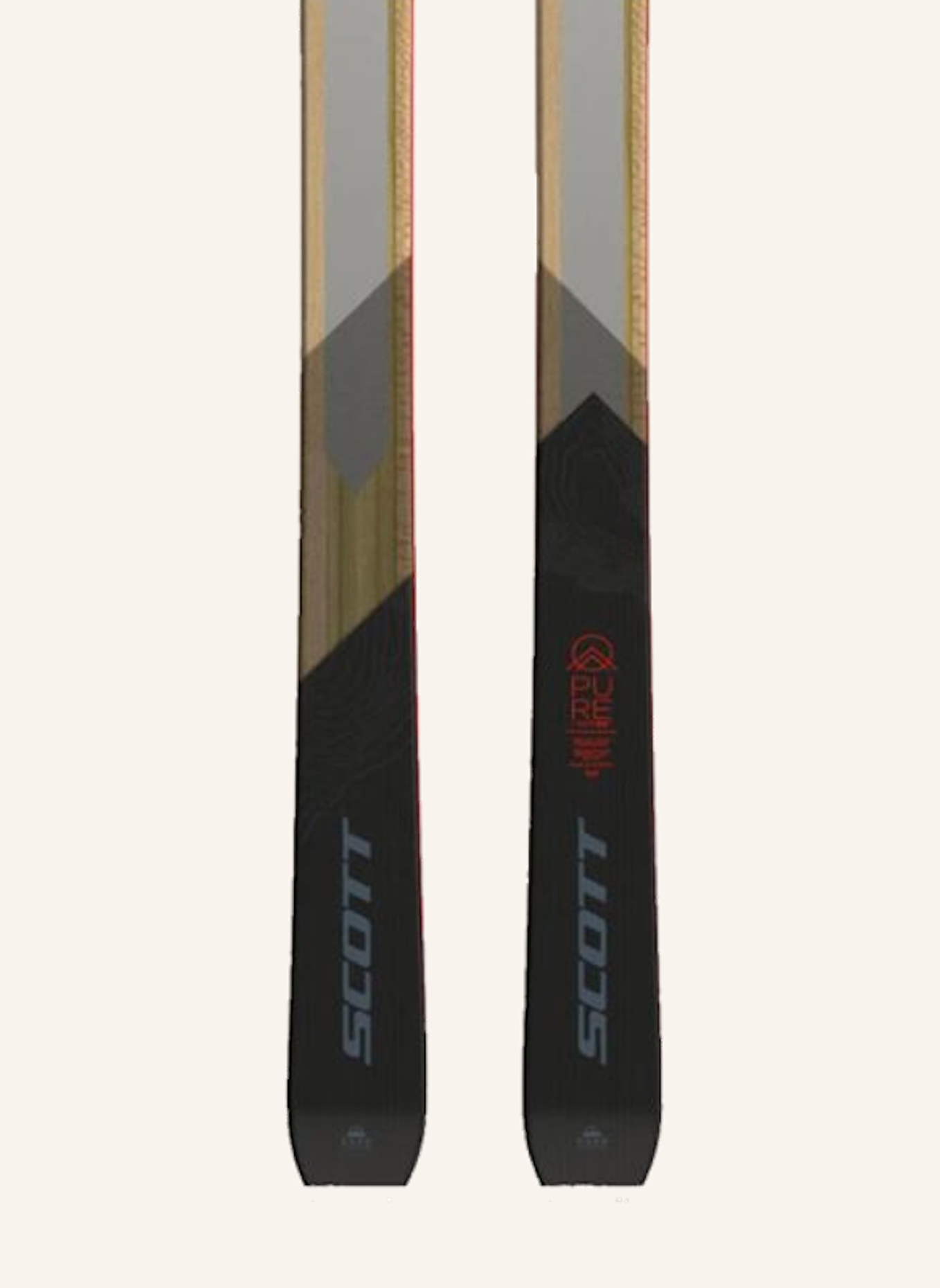 SCOTT Freeride Ski PURE FREE 90TI: BRAUN