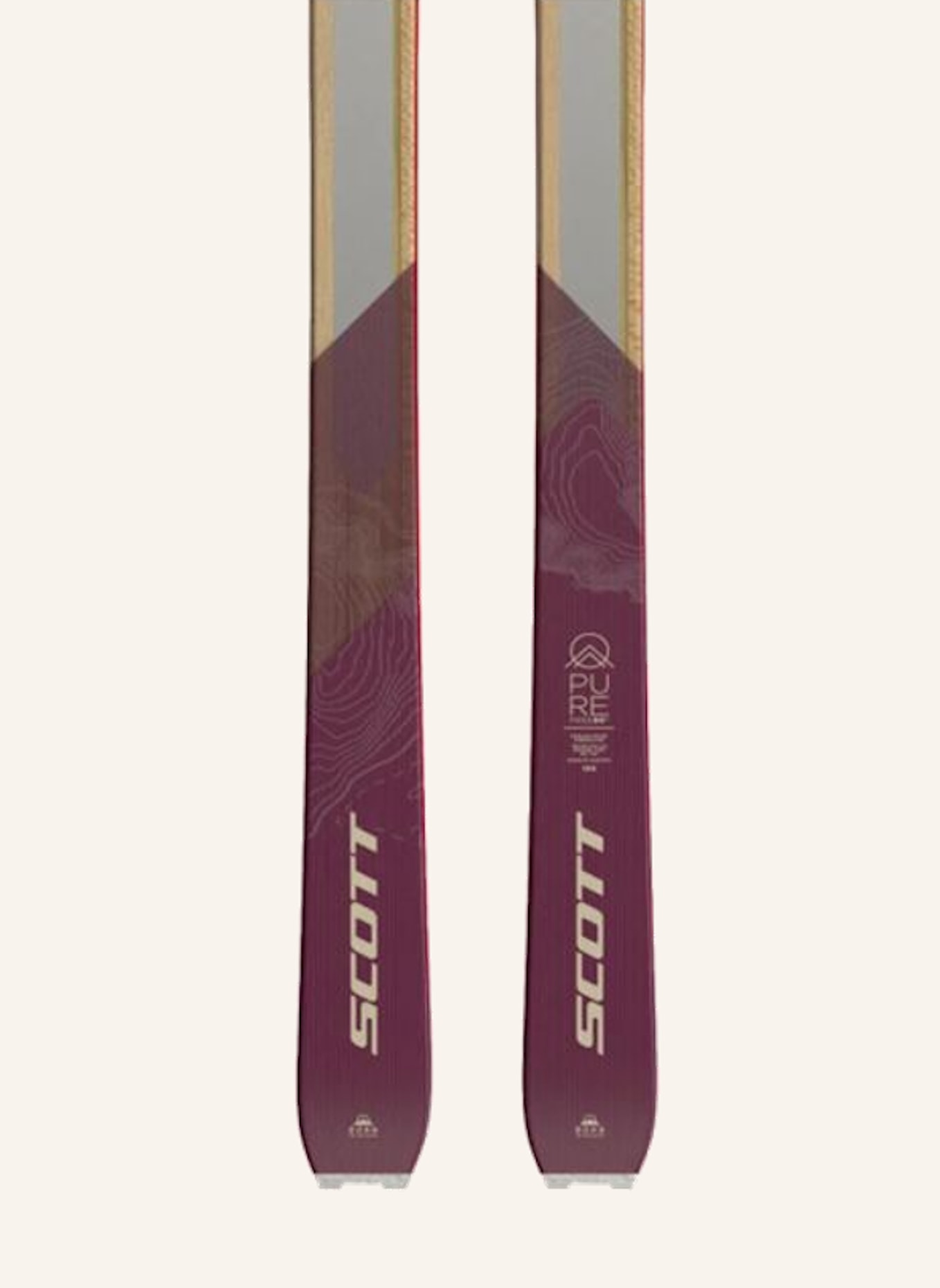 SCOTT Freeride Ski PURE FREE 90TI: ROT