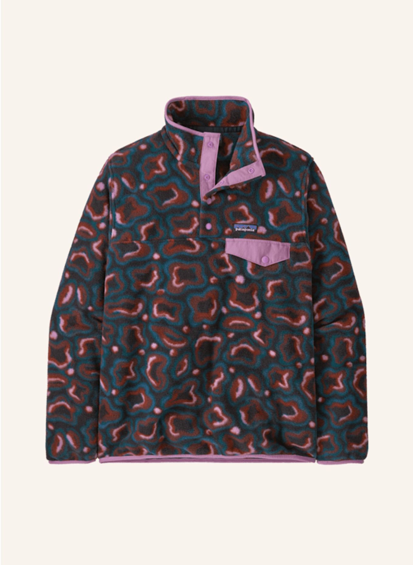 patagonia Fleece SYNCHILLA SNAP-T: ECRU