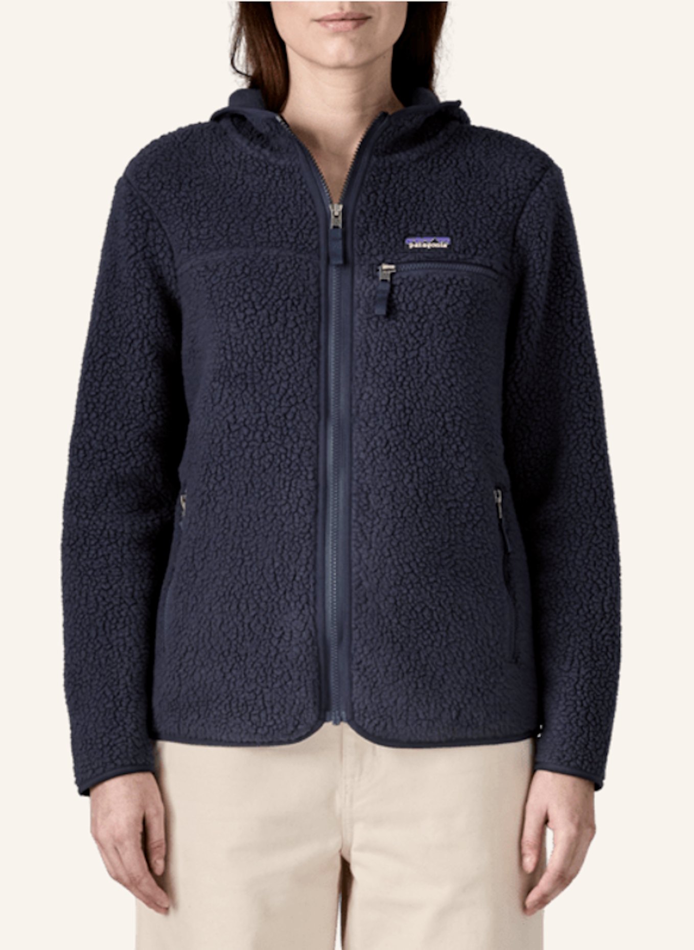 patagonia Hoody RETRO PILE: BLAU