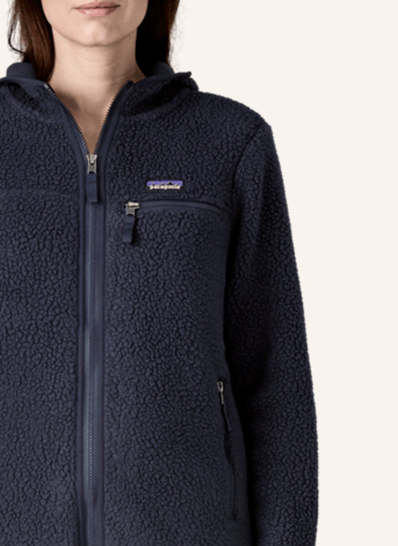 patagonia Hoody RETRO PILE: BLAU