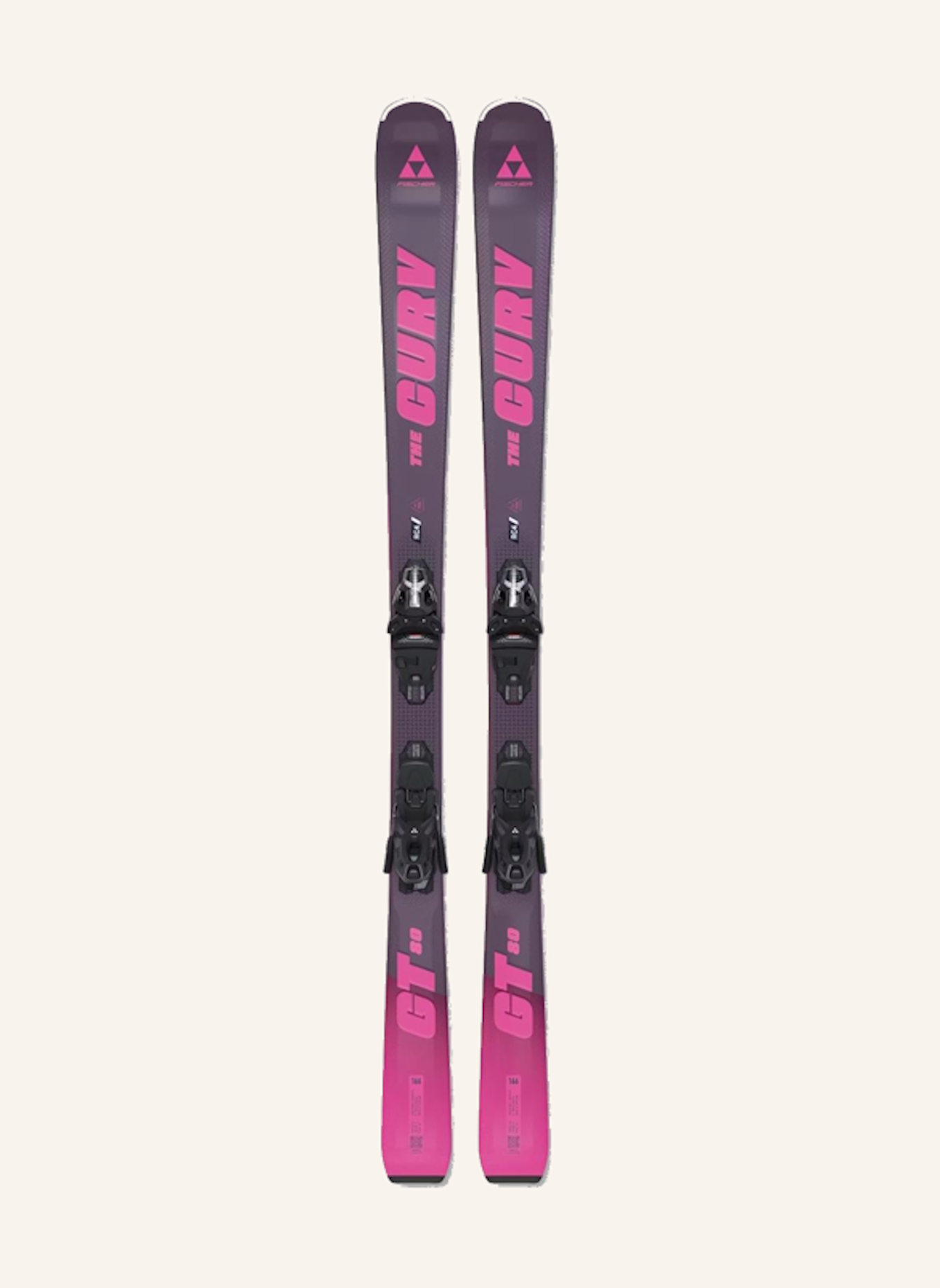 FISCHER Skiset THE CURV TI DAMEN PINK 2025: ECRU