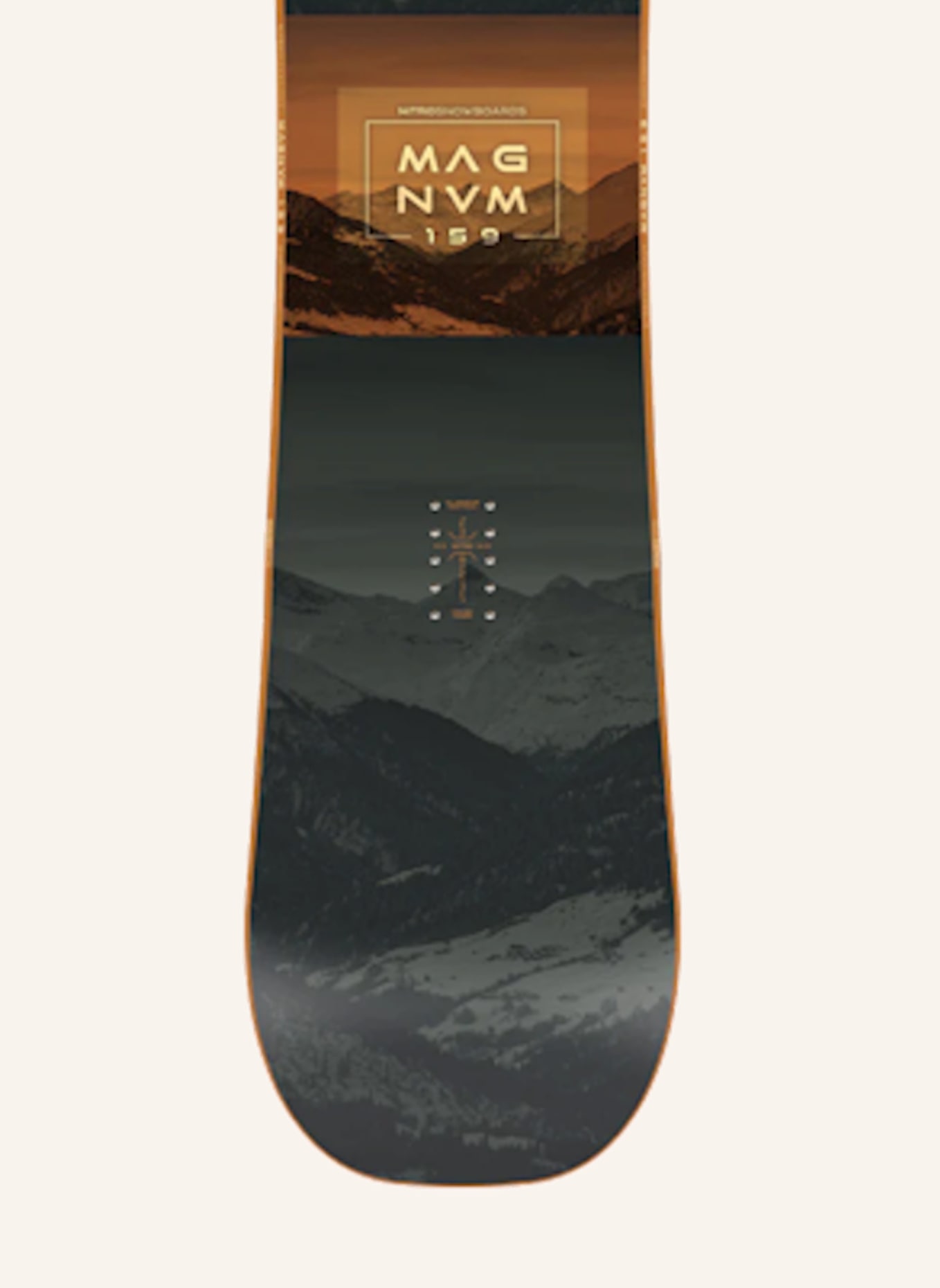 NITRO Snowboard MAGNUM WIDE 2026: ECRU